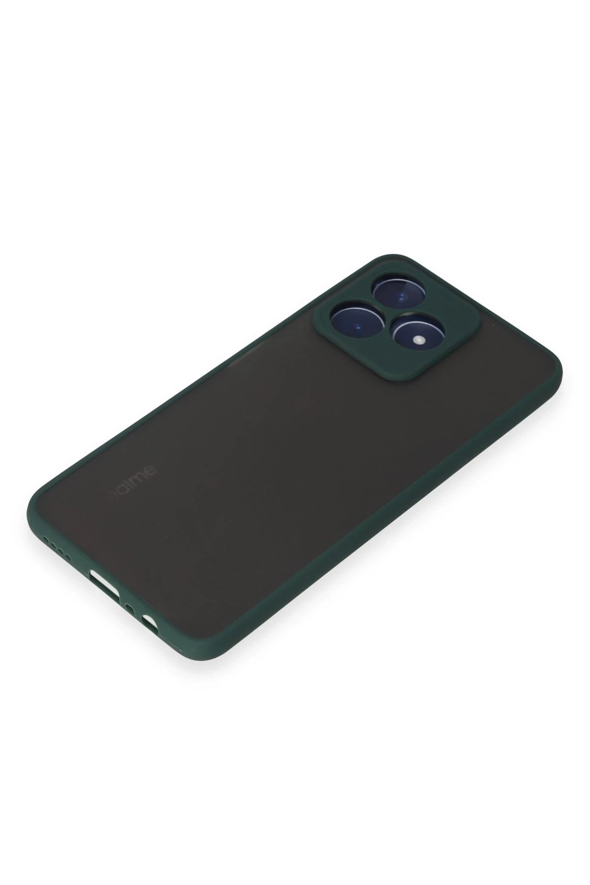 Newface Realme C53 Kılıf Montreal Silikon Kapak - Yeşil