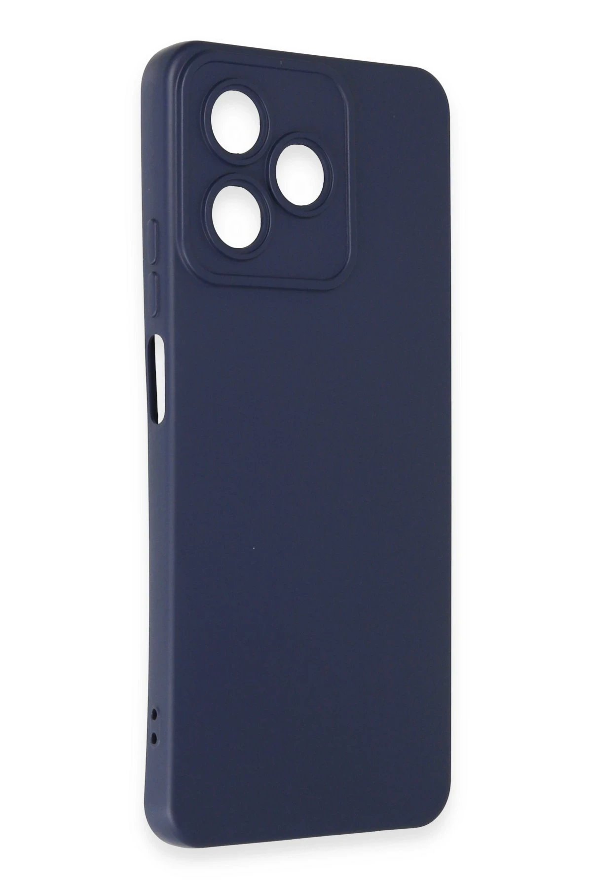 Newface Realme C53 Kılıf Nano içi Kadife Silikon - Lacivert