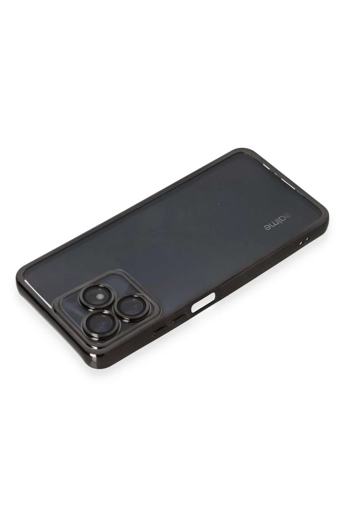 Newface Realme C53 Kılıf Razer Lensli Silikon - Siyah