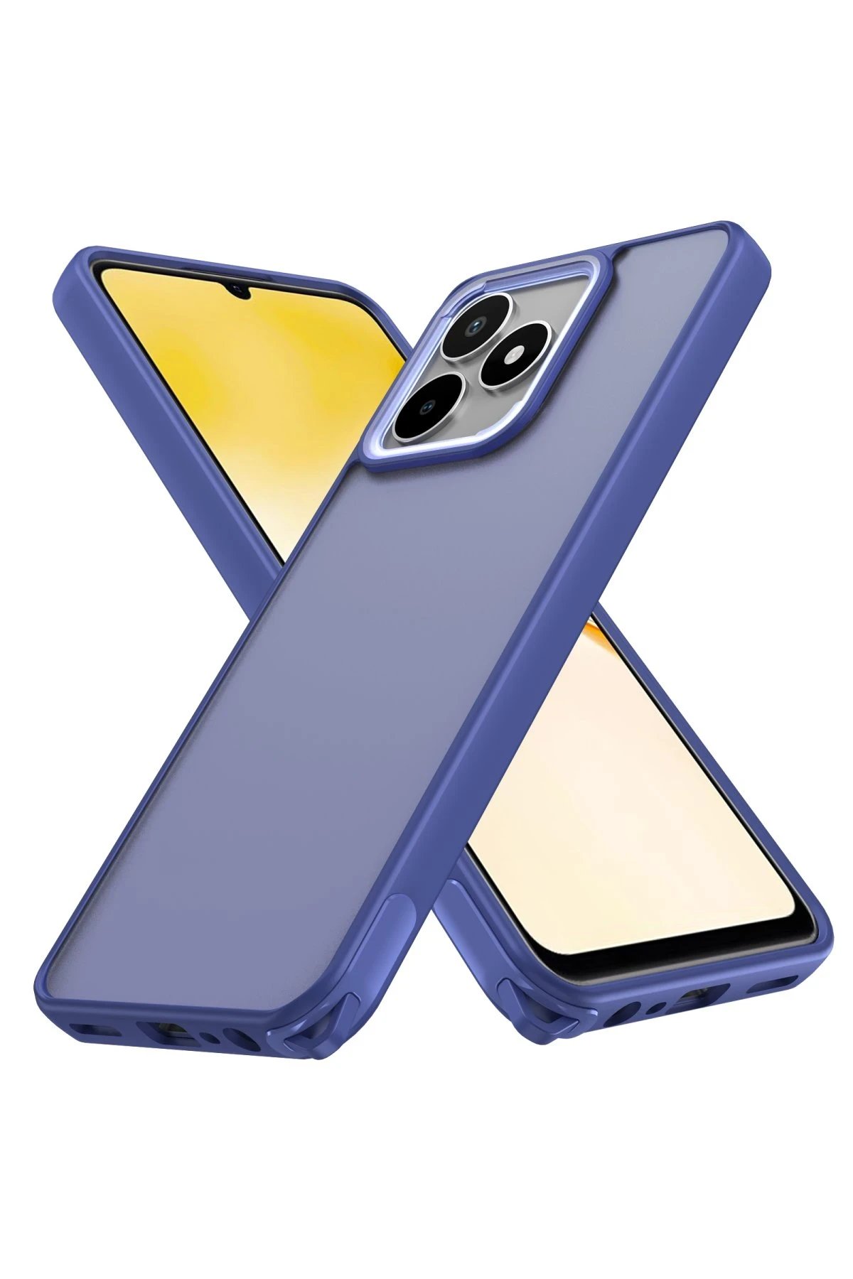 Newface Realme C53 Kılıf Elegant Kapak - Açık Mavi