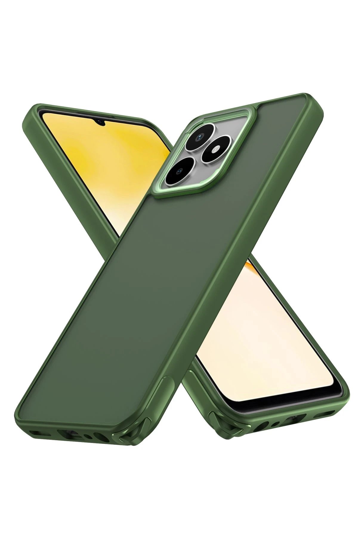 Newface Realme C53 Kılıf Elegant Kapak - Yeşil