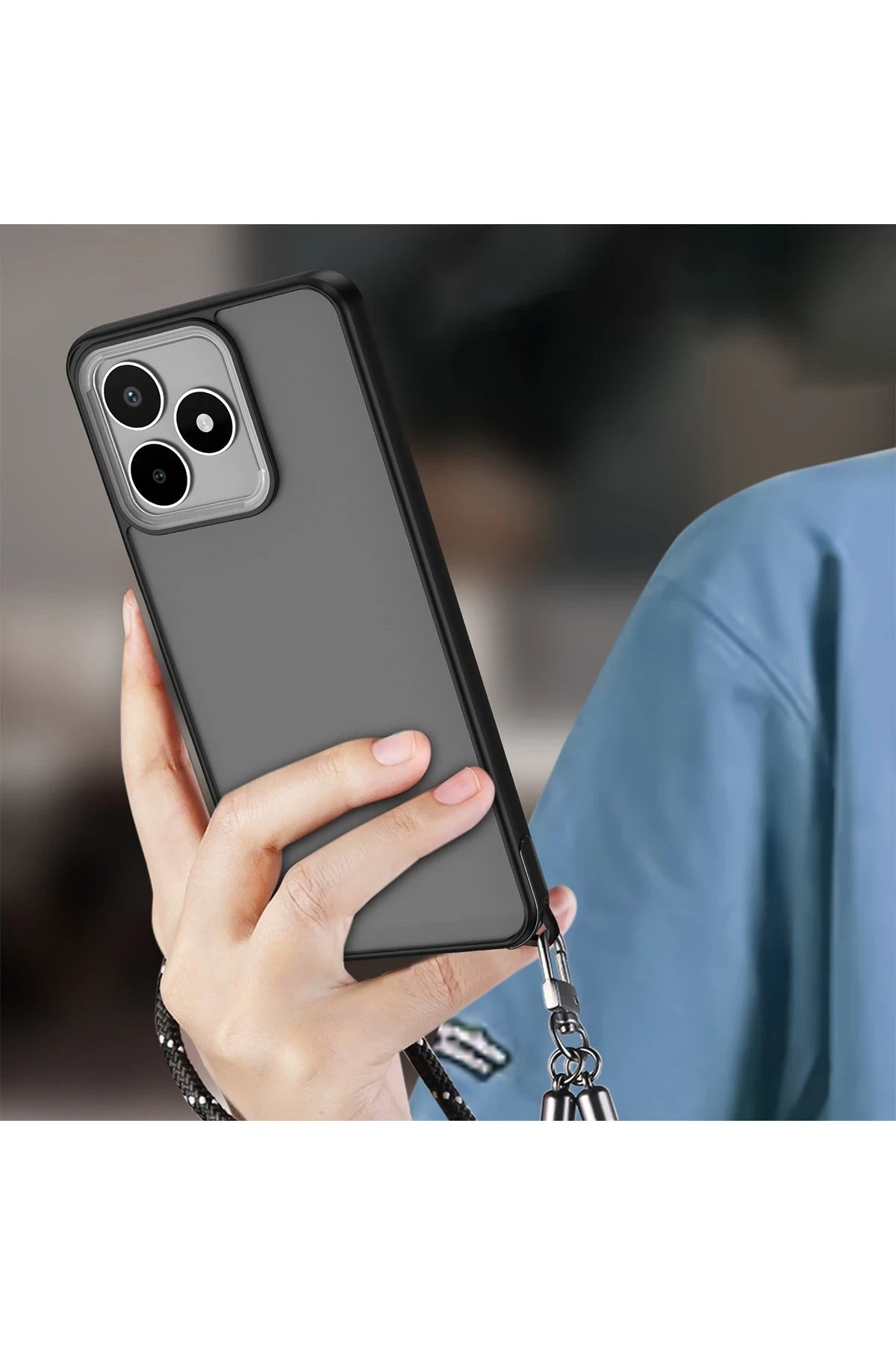 Newface Realme C53 Kılıf Elegant Kapak - Derin Mor