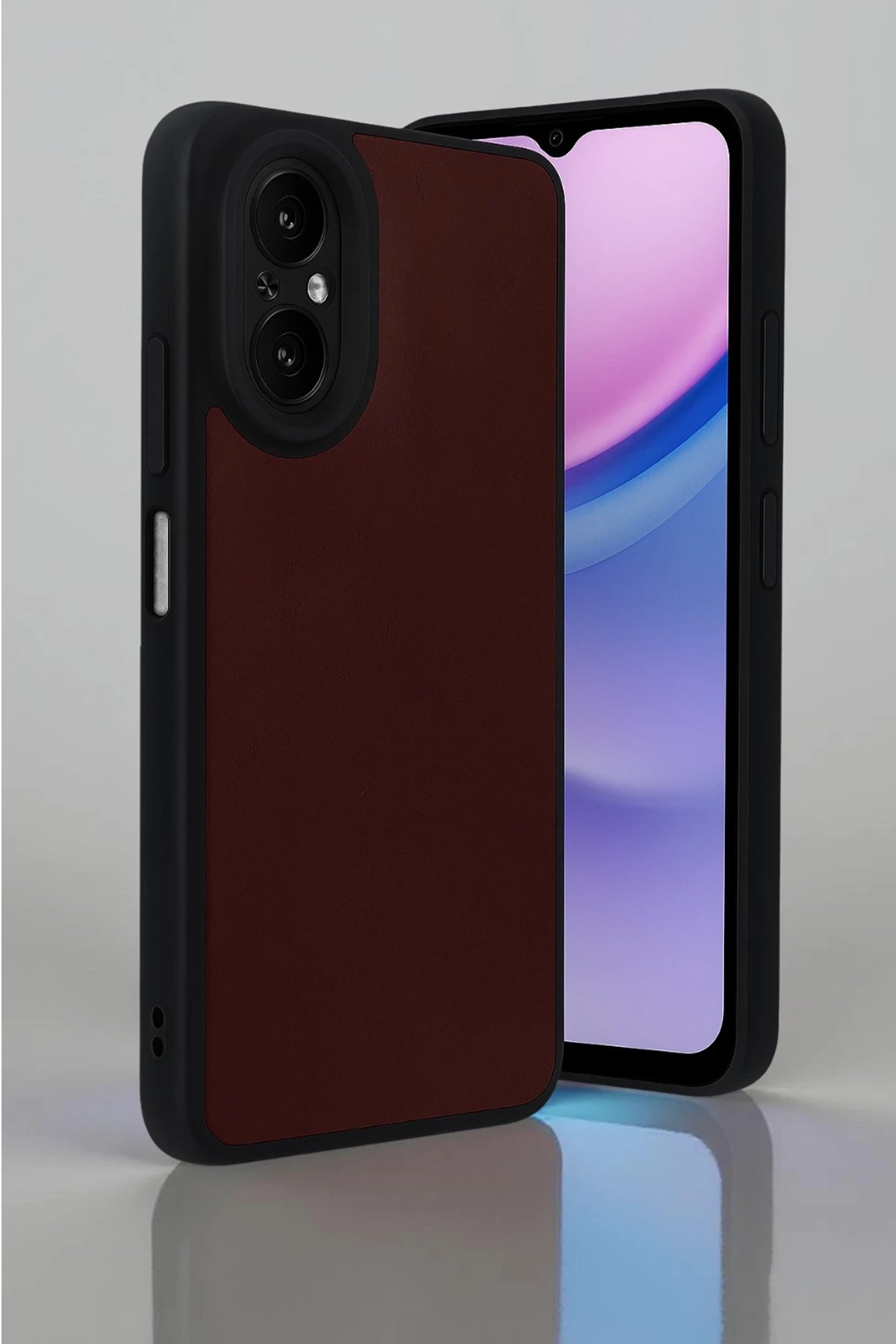 Newface Realme 12 Lite Kılıf Aras Deri Kapak - Bordo