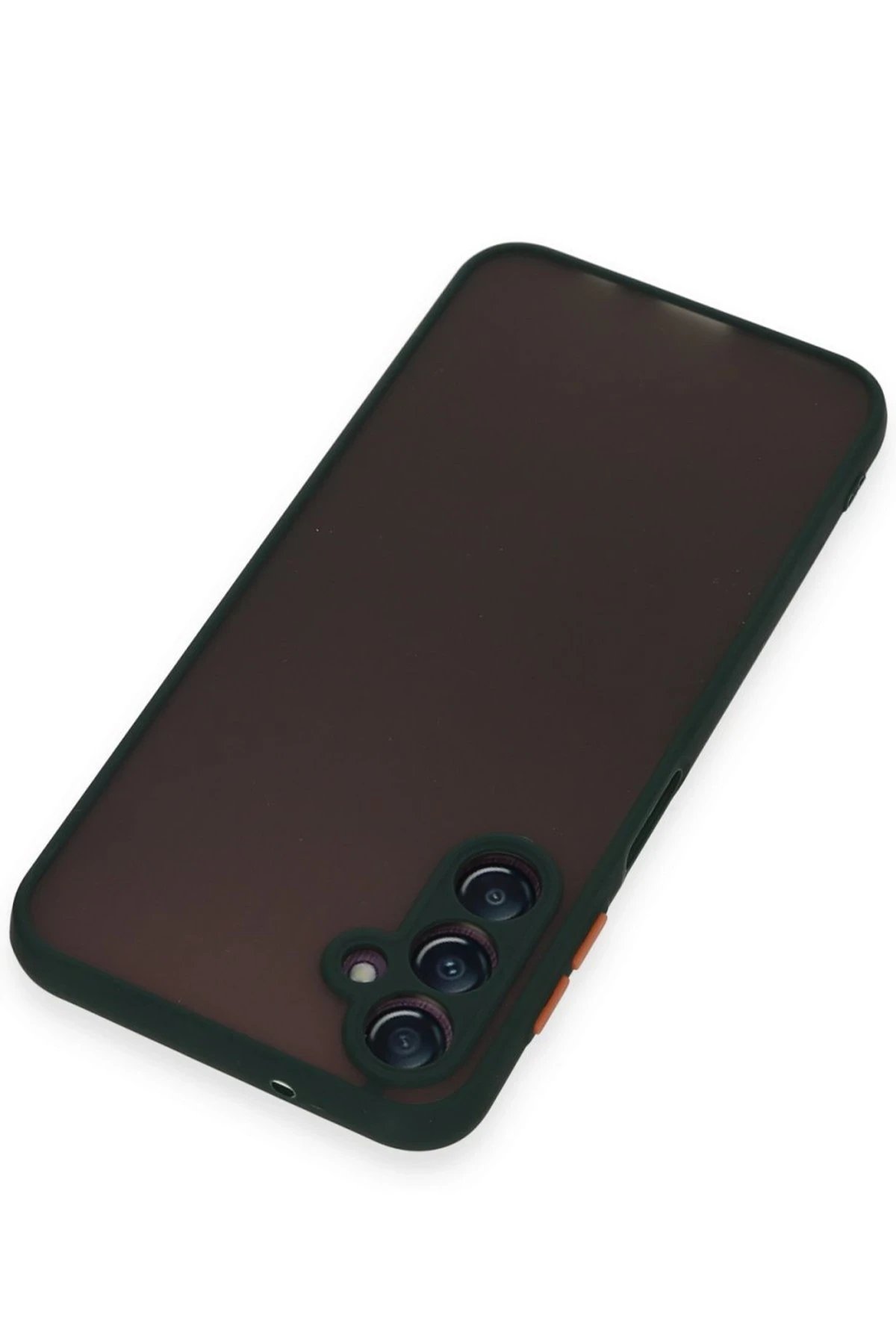 Newface Samsung Galaxy A15 4G Kılıf Montreal Silikon Kapak - Yeşil