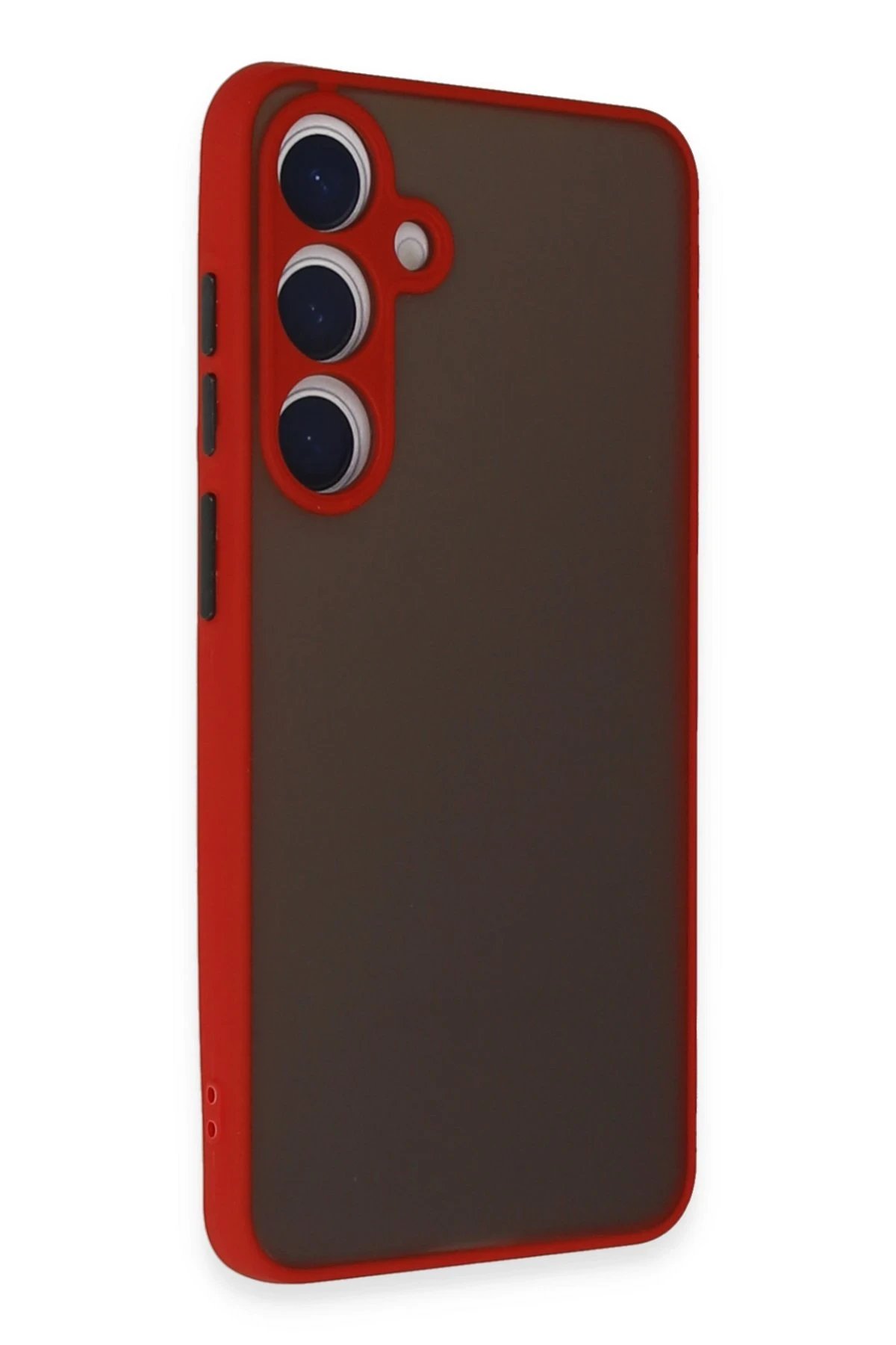 Newface Samsung Galaxy S24 Kılıf Montreal Silikon Kapak - Kırmızı