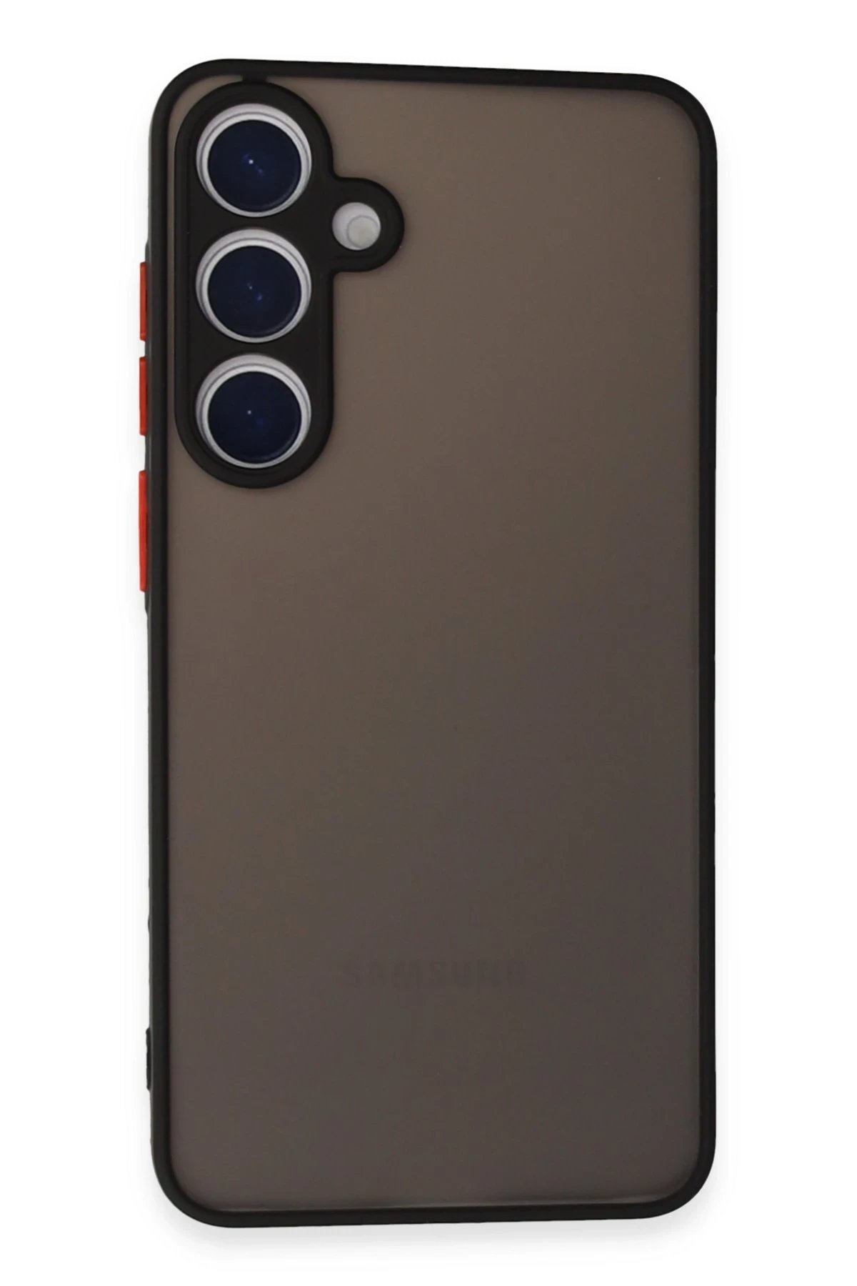 Newface Samsung Galaxy S24 Plus Kılıf Montreal Silikon Kapak - Siyah