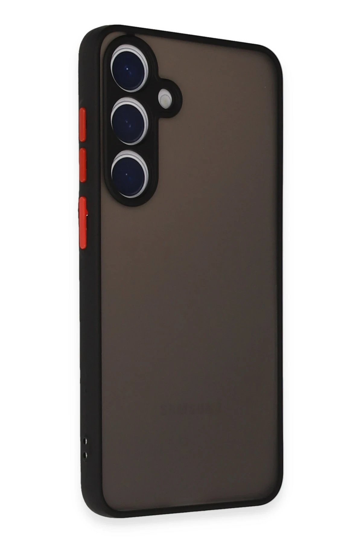 Newface Samsung Galaxy S24 Plus Kılıf Montreal Silikon Kapak - Siyah