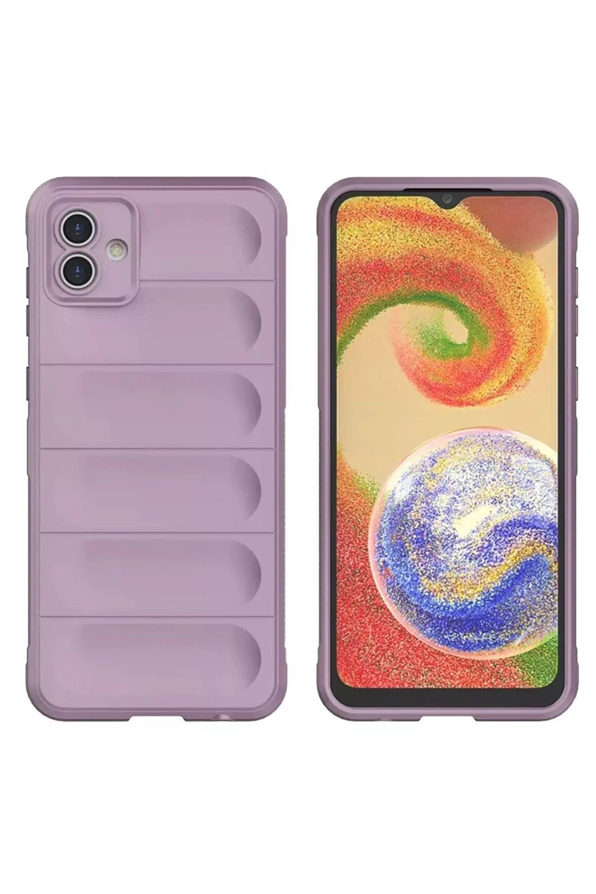 Newface Samsung Galaxy A05 Kılıf Optimum Silikon - Mor