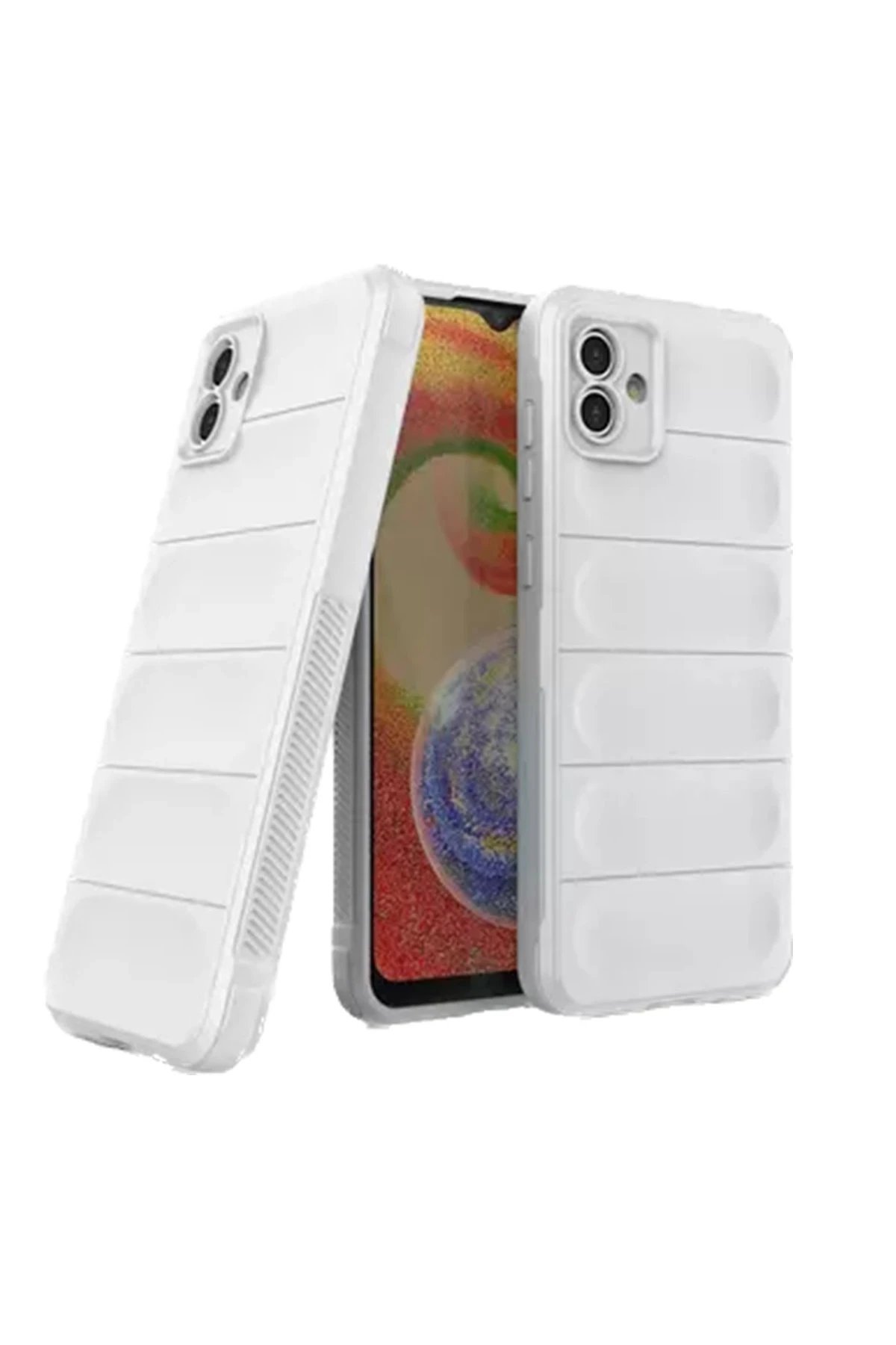 Newface Samsung Galaxy A05 Kılıf Optimum Silikon - Krem