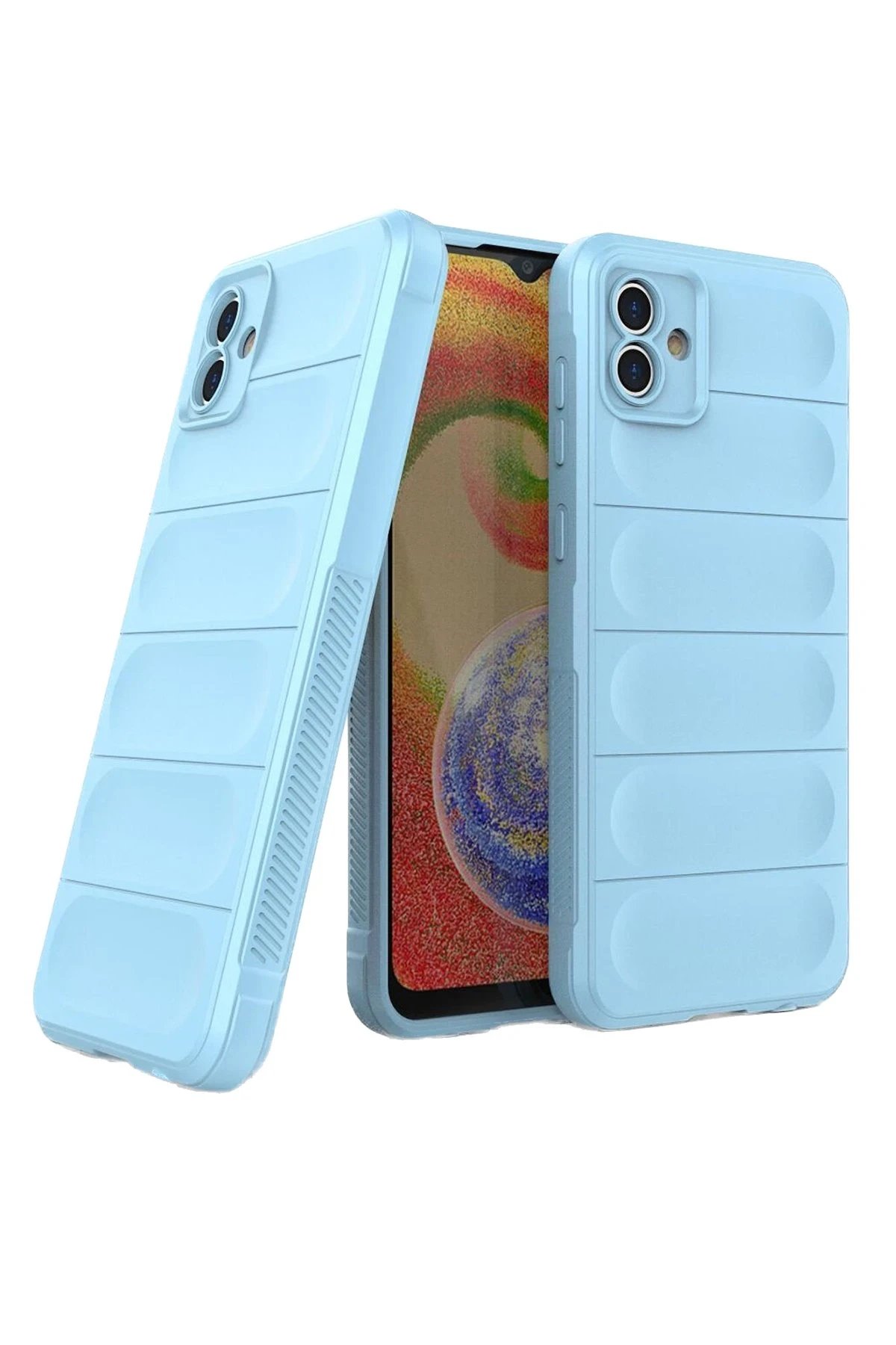 Newface Samsung Galaxy A05 Kılıf Optimum Silikon - Sky Blue