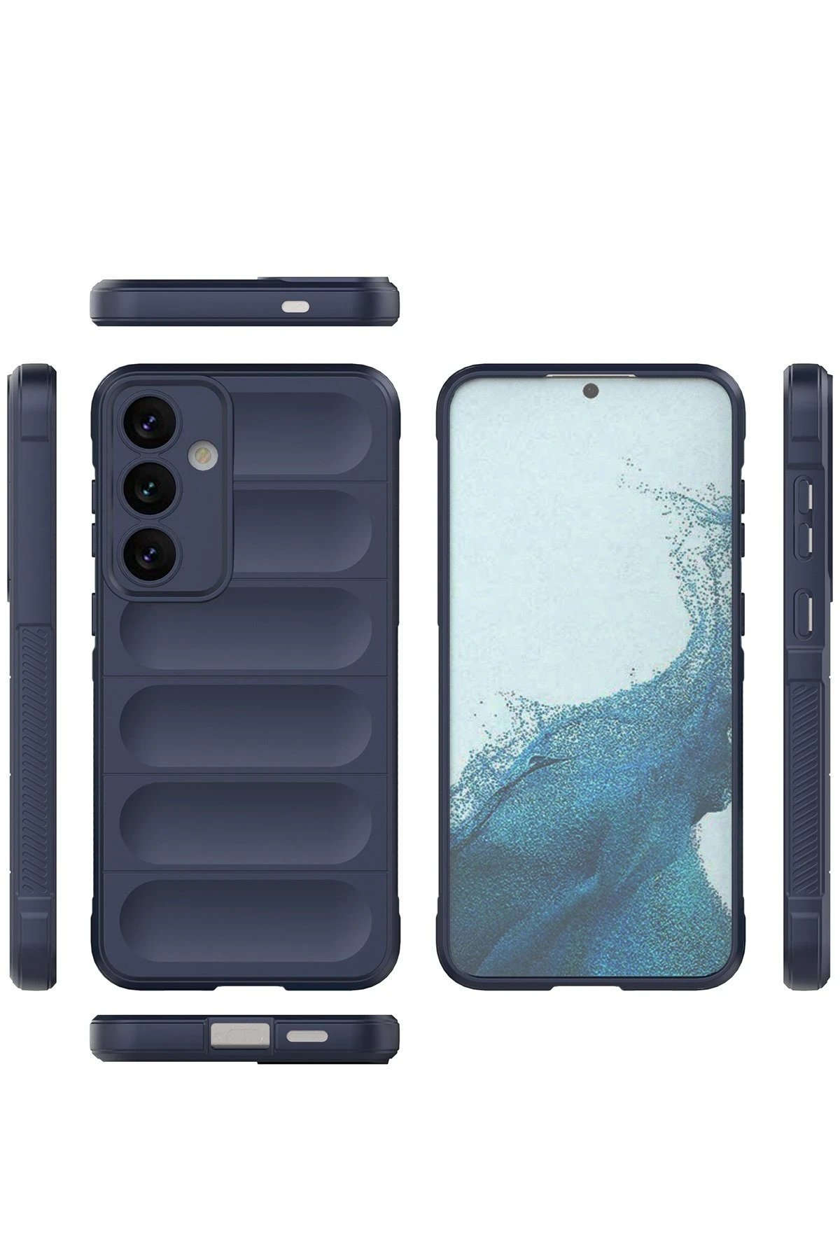 Newface Samsung Galaxy S24 Kılıf Optimum Silikon - Lacivert