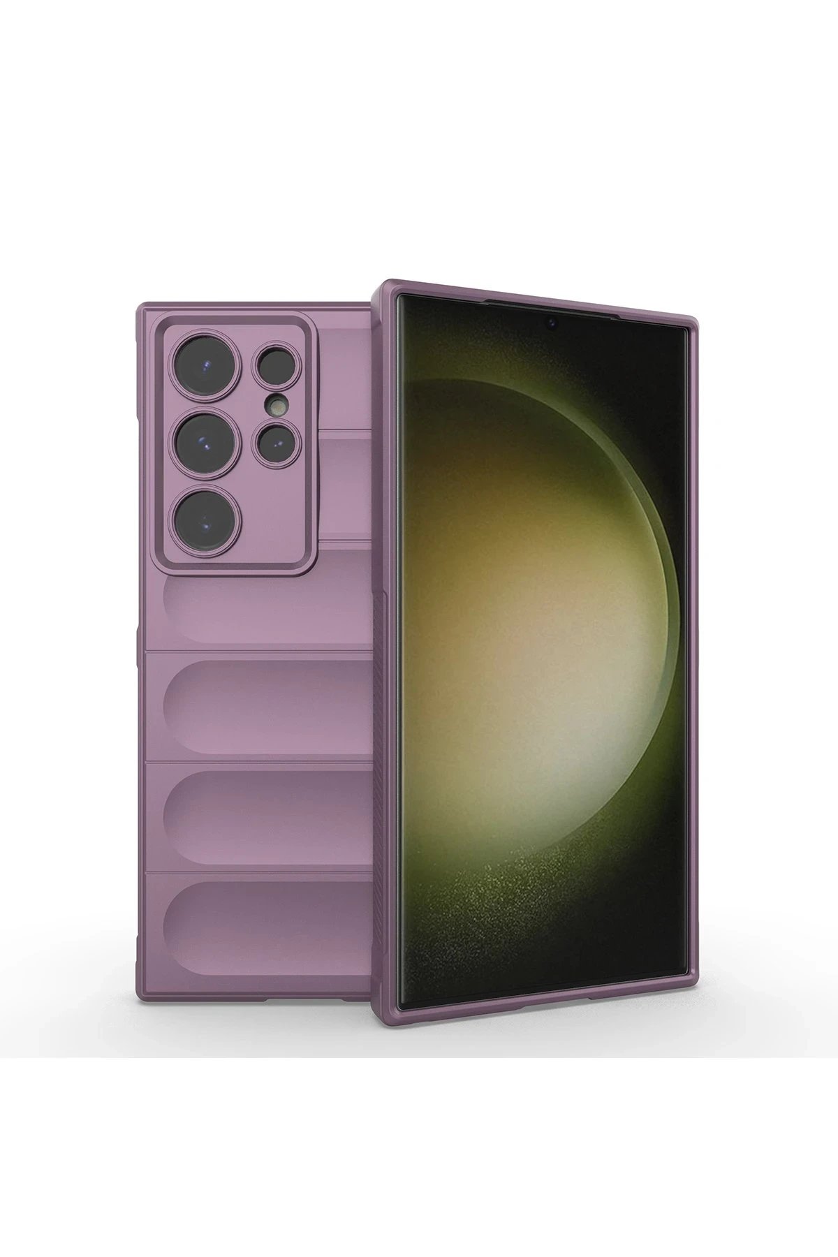 Newface Samsung Galaxy S24 Ultra Kılıf Optimum Silikon - Mor