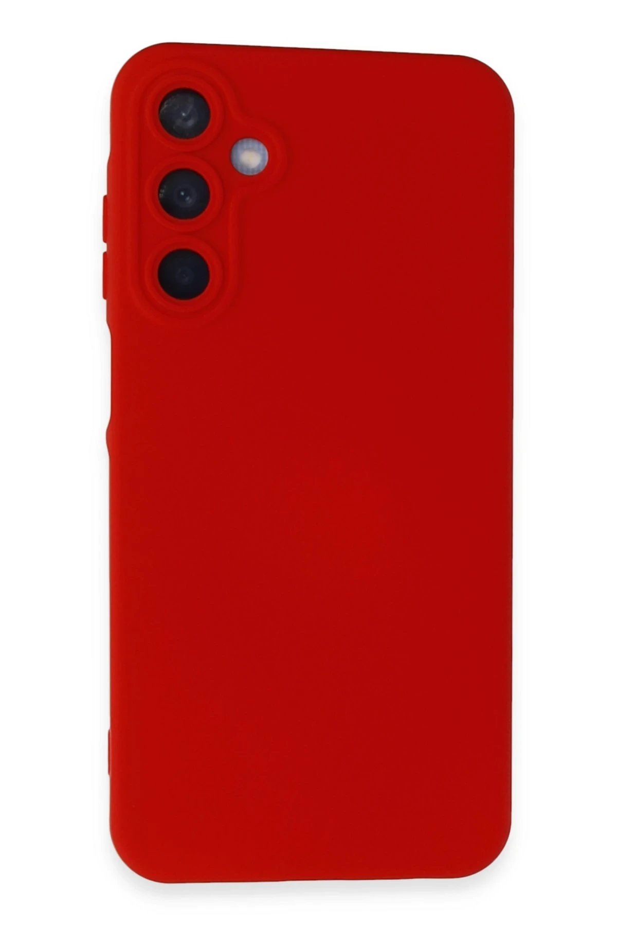 Newface Samsung Galaxy A25 5G Kılıf Nano içi Kadife Silikon - Kırmızı