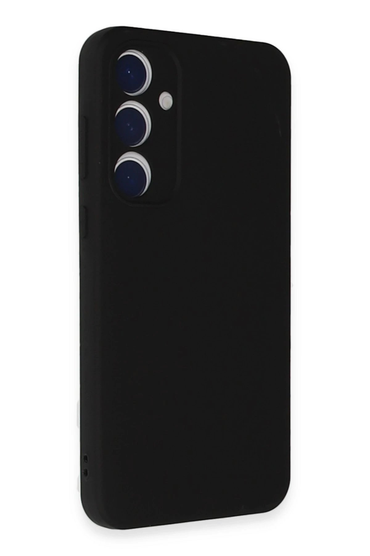 Newface Samsung Galaxy A55 5G Kılıf Nano içi Kadife Silikon - Siyah