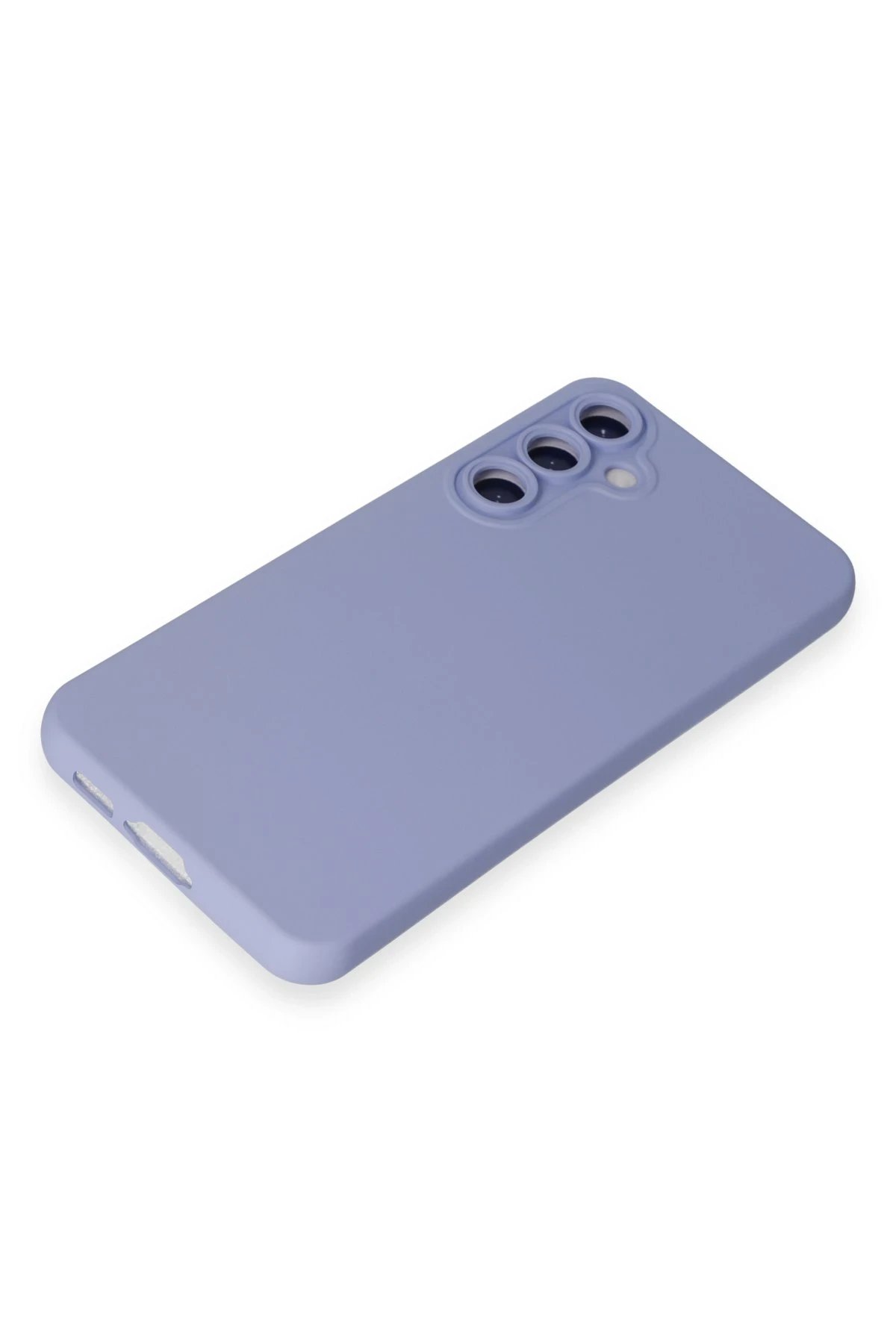 Newface Samsung Galaxy S24 Kılıf Nano içi Kadife Silikon - Lila