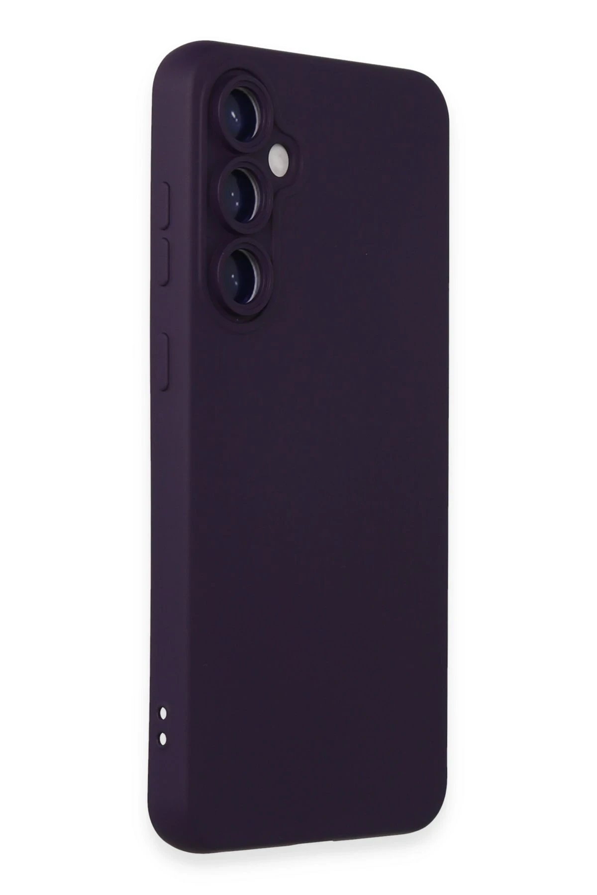 Newface Samsung Galaxy S24 Kılıf Nano içi Kadife Silikon - Mor