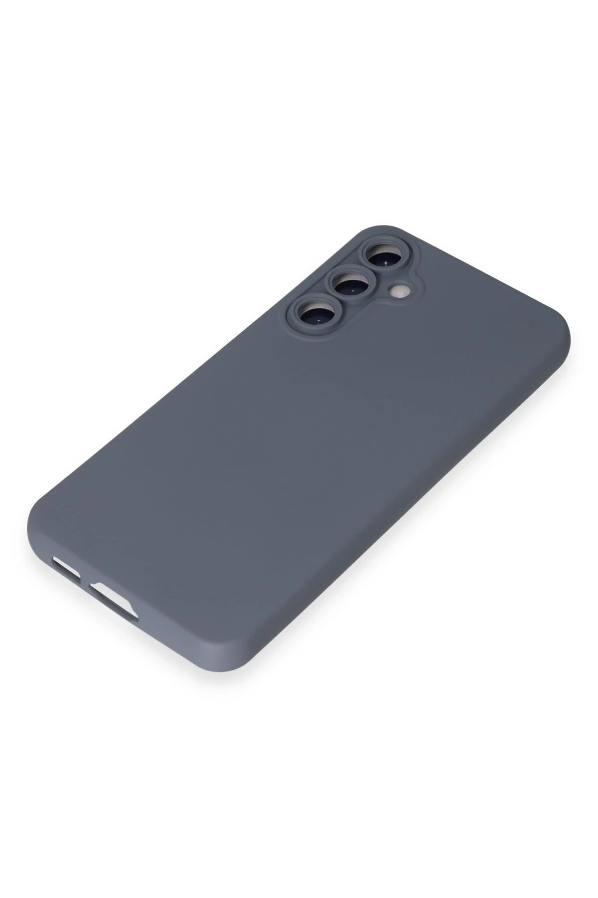 Newface Samsung Galaxy S24 Plus Kılıf Nano içi Kadife Silikon - Gri