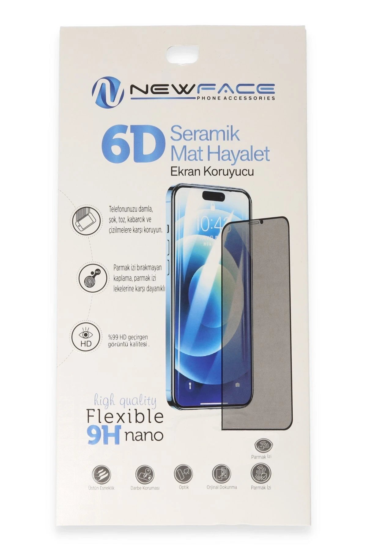Newface Samsung Galaxy A05 6D Antistatik Mat Seramik Hayalet Nano Ekran Koruyucu