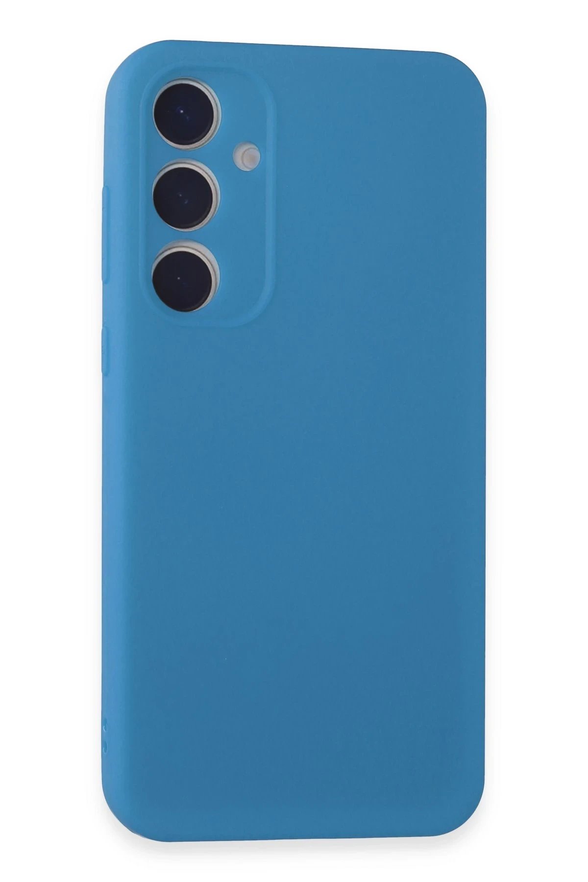 Newface Samsung Galaxy A35 5G Kılıf First Silikon - Mavi