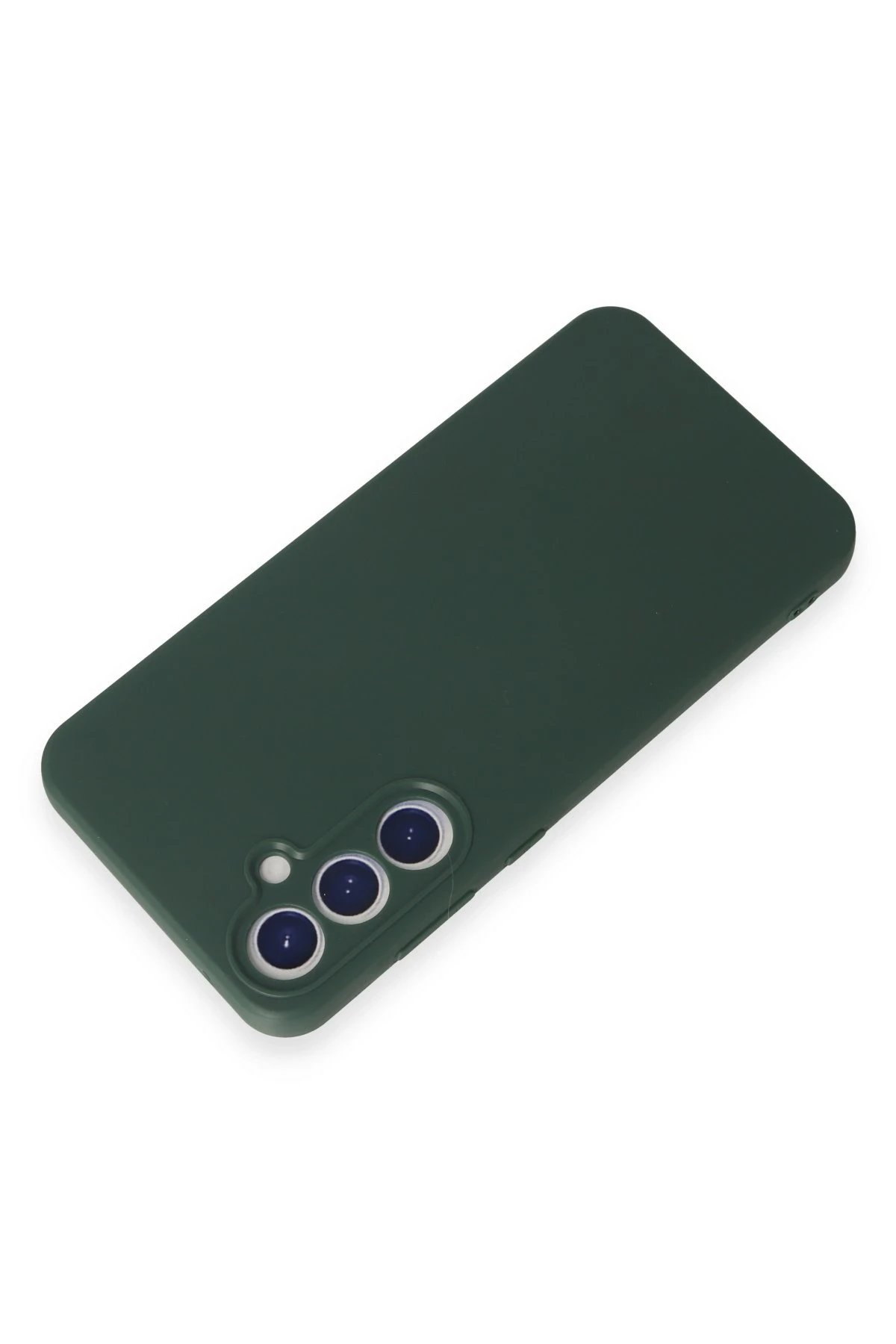 Newface Samsung Galaxy A55 5G Kılıf First Silikon - Koyu Yeşil