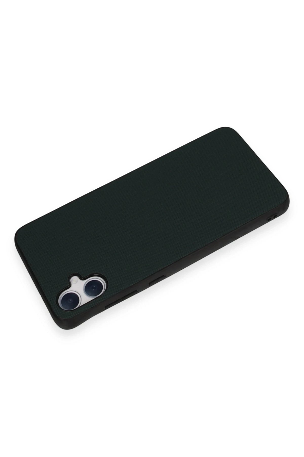 Newface Samsung Galaxy A05 Kılıf Taft Kapak - Koyu Yeşil