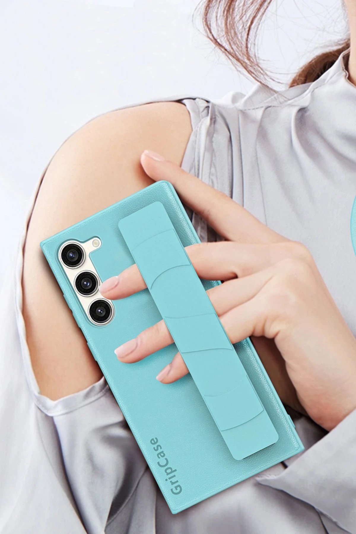 Newface Samsung Galaxy S24 Kılıf Data Kapak - Mor