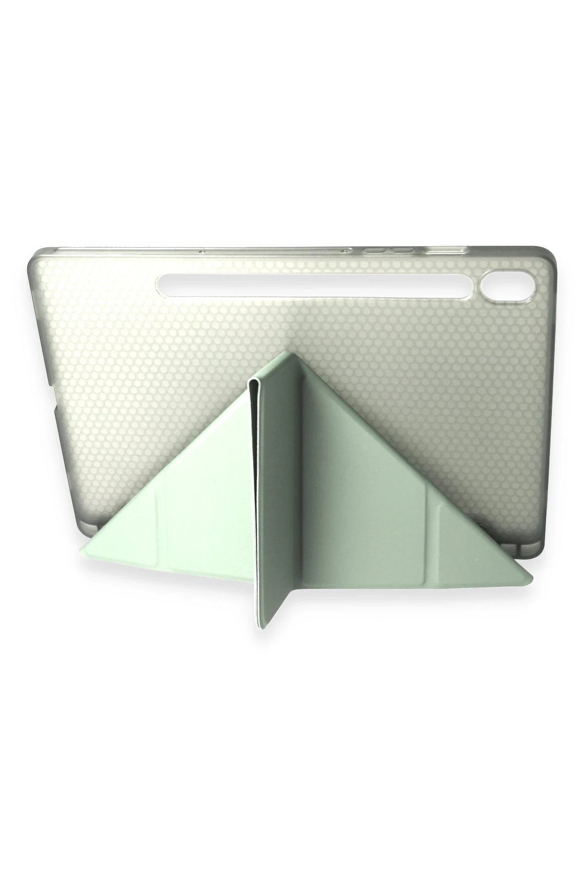 Newface Samsung Galaxy Tab A9 Kılıf Kalemlikli Mars Tablet Kılıfı - Açık Yeşil