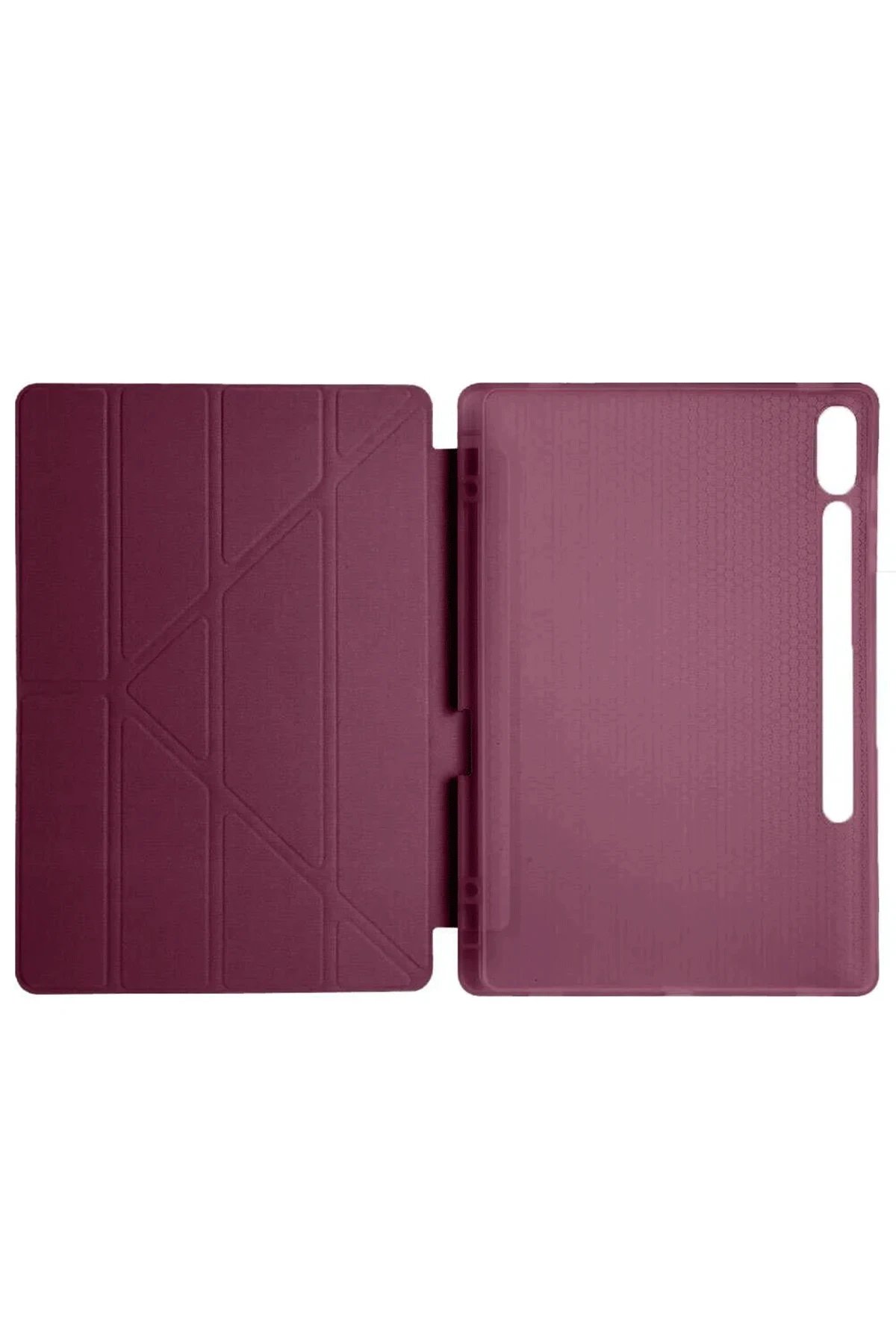 Newface Samsung Galaxy X610 Tab S9 FE Plus 12.4 Kılıf Kalemlikli Mars Tablet Kılıfı - Mor