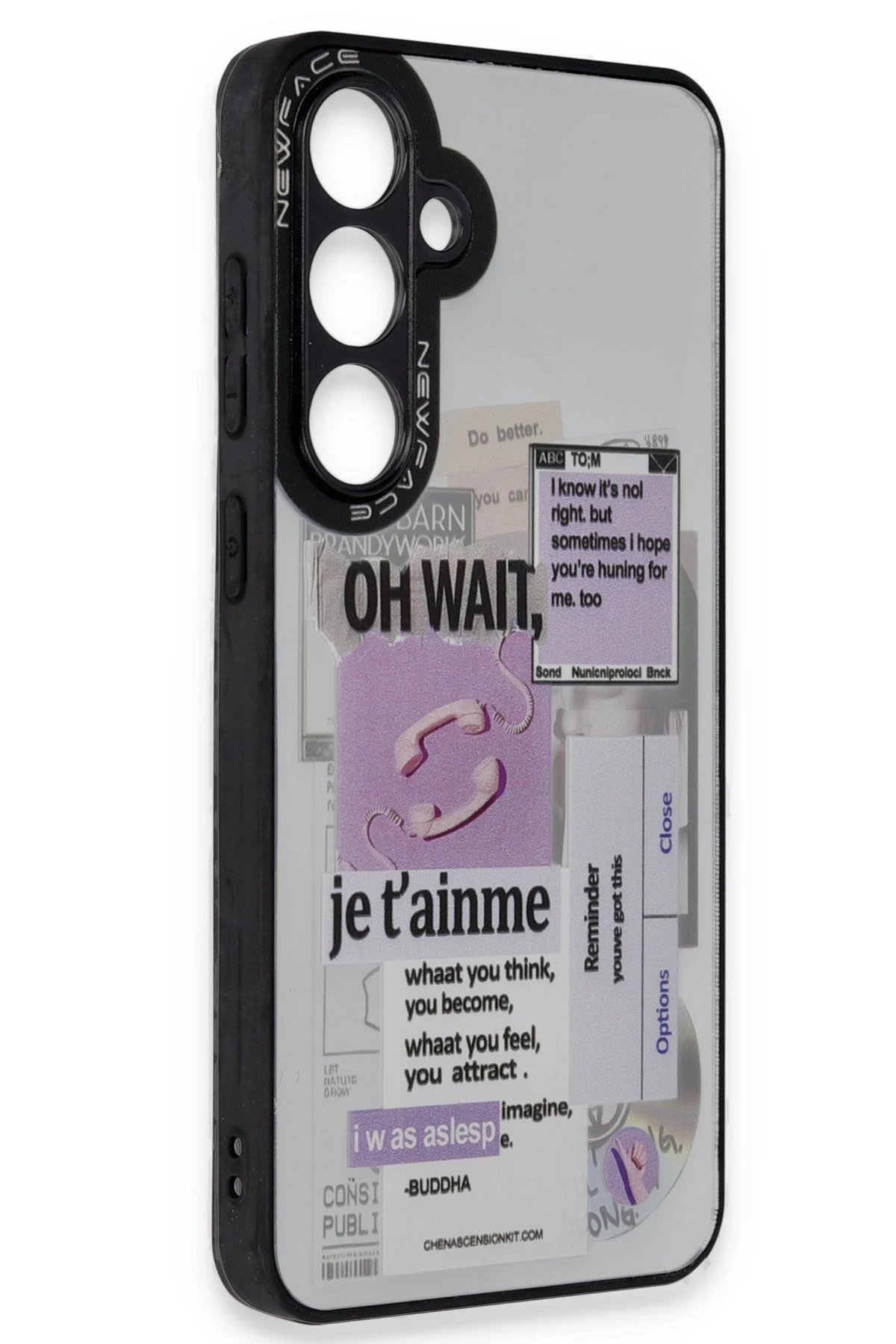 Newface Samsung Galaxy A15 4G Kılıf Mirror Desenli Kapak - Mirror - 4