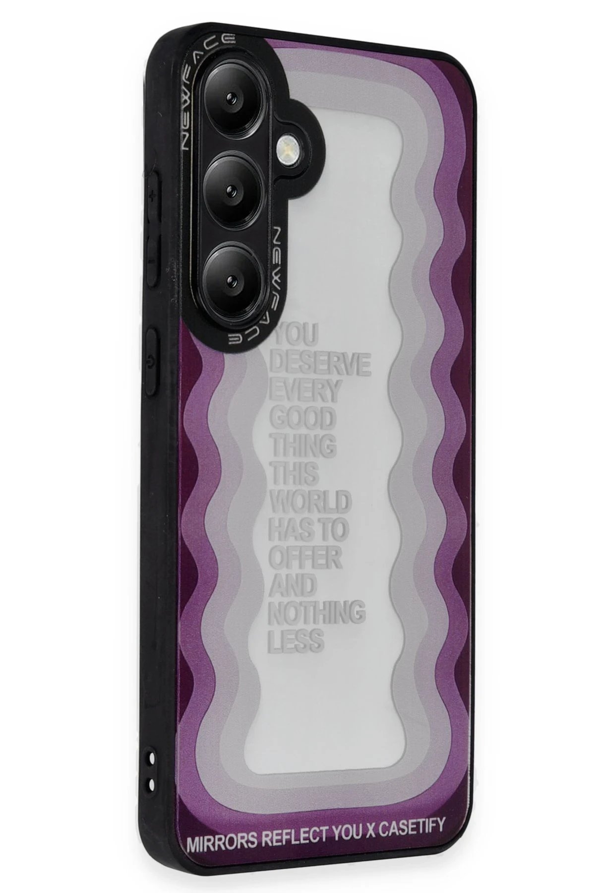 Newface Samsung Galaxy A15 4G Kılıf Mirror Desenli Kapak - Mirror - 5