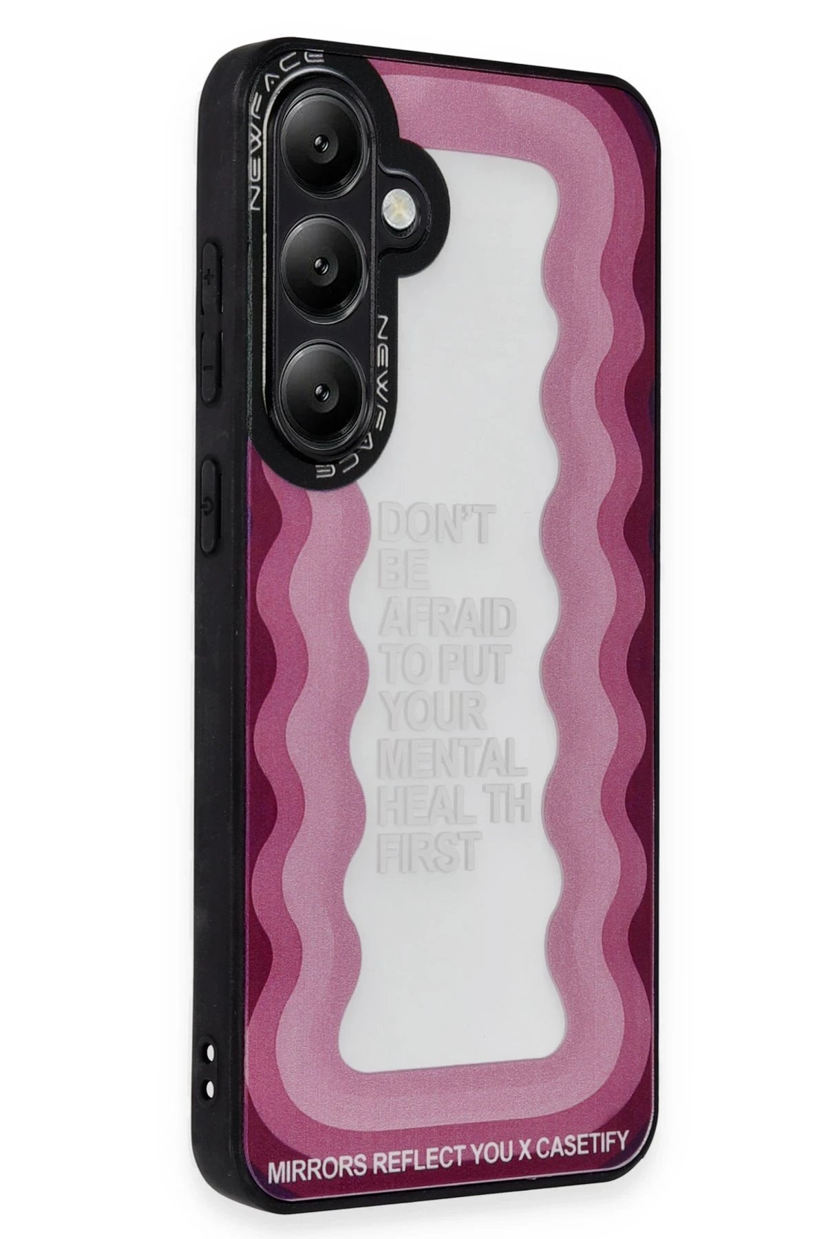 Newface Samsung Galaxy A15 4G Kılıf Mirror Desenli Kapak - Mirror - 11