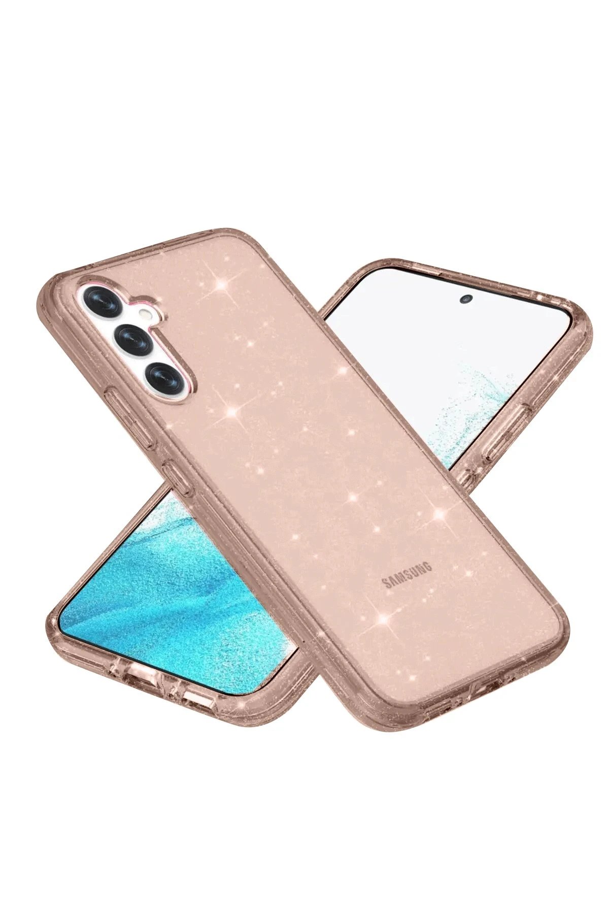 Newface Samsung Galaxy S23 FE Kılıf Glow Magsafe Kapak - Turuncu