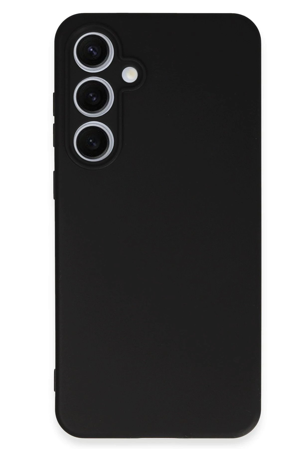 Newface Samsung Galaxy S24 FE Kılıf Nano içi Kadife Silikon - Siyah