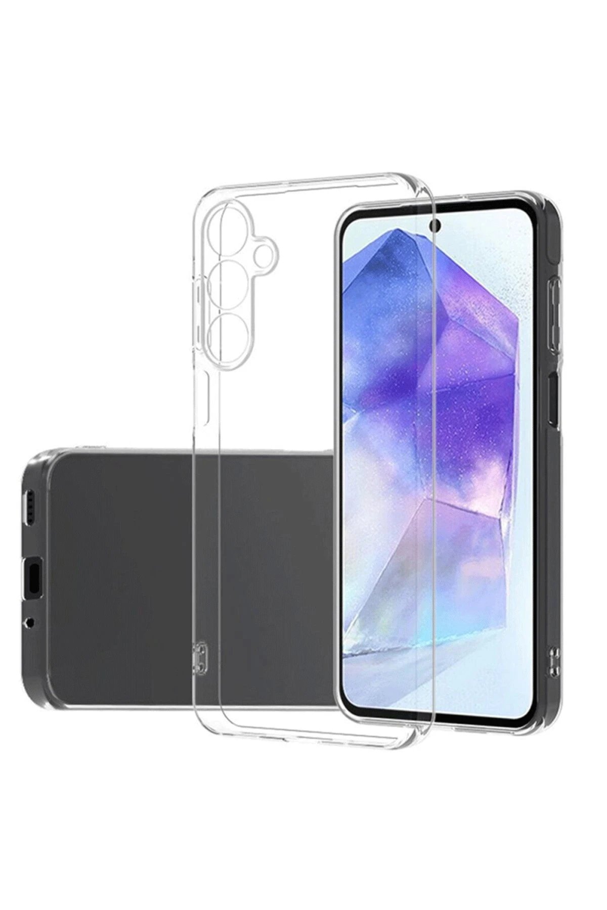 Newface Samsung Galaxy A16 5G Kılıf Lüx Şeffaf Silikon