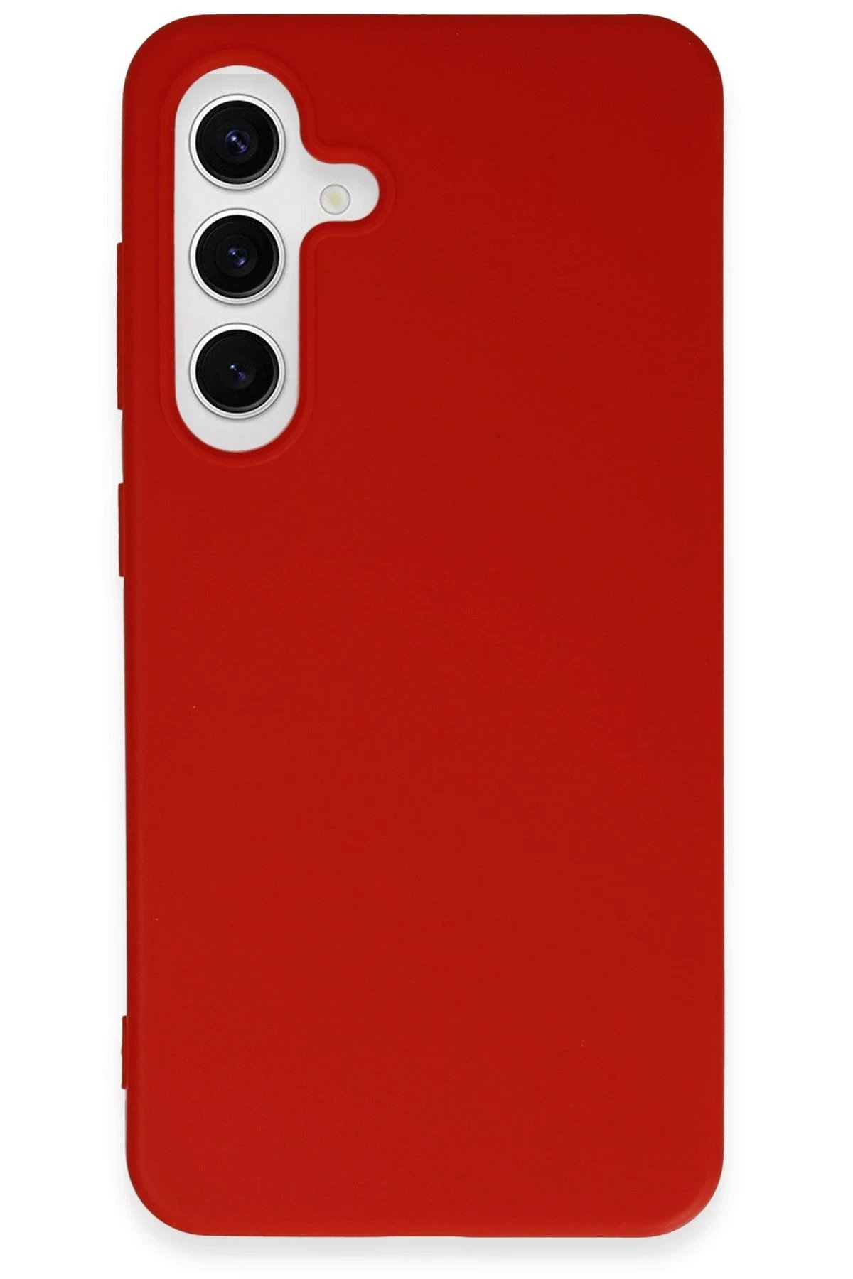 Newface Samsung Galaxy S24 Kılıf First Silikon - Kırmızı