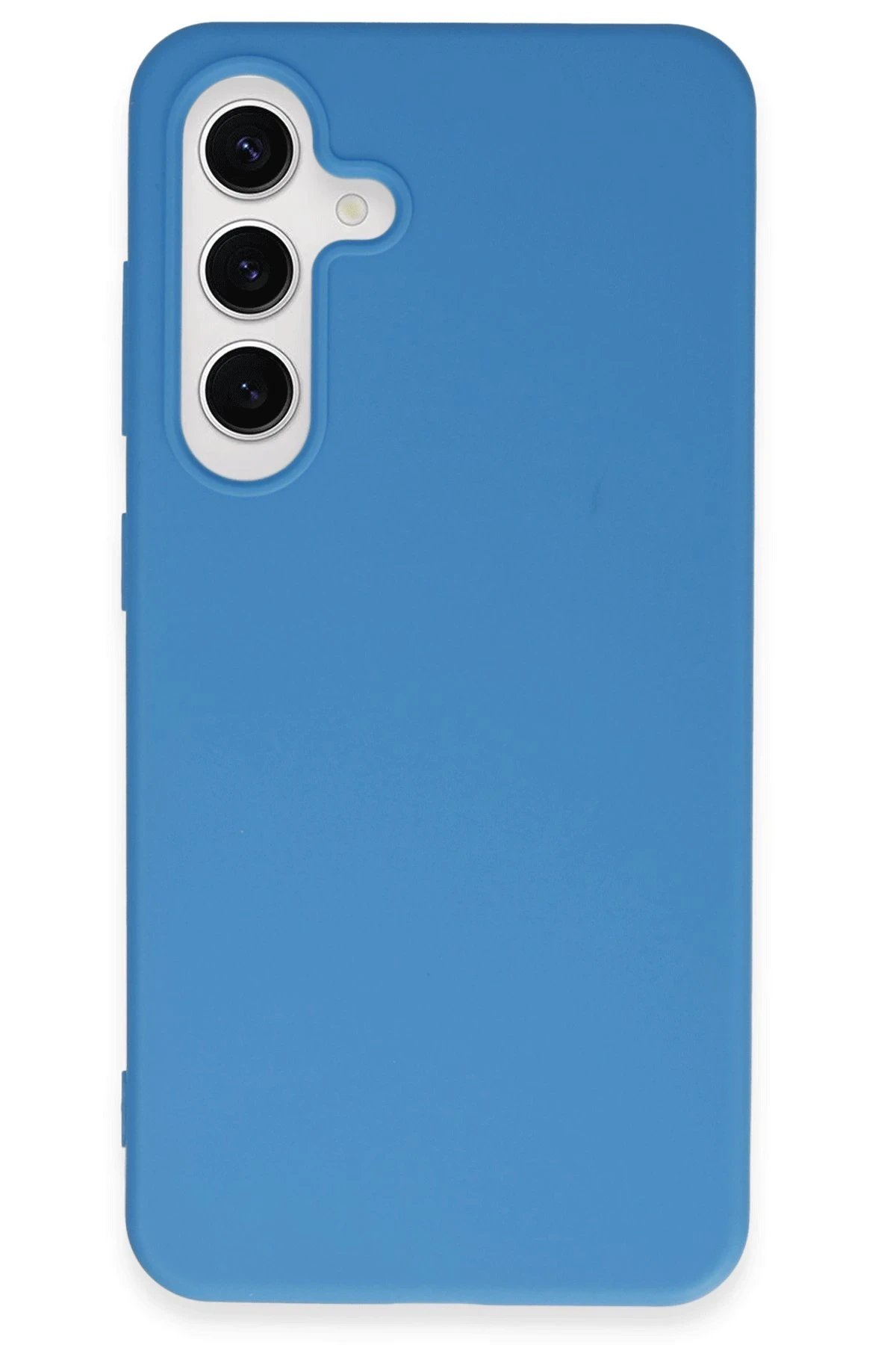 Newface Samsung Galaxy S24 Kılıf First Silikon - Mavi