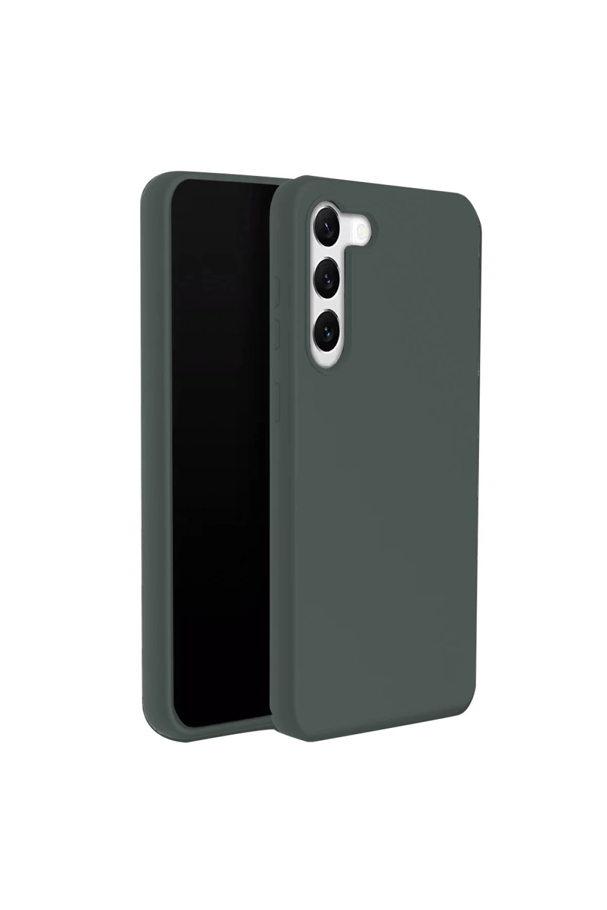 Newface Samsung Galaxy S24 Plus Kılıf First Silikon - Koyu Yeşil