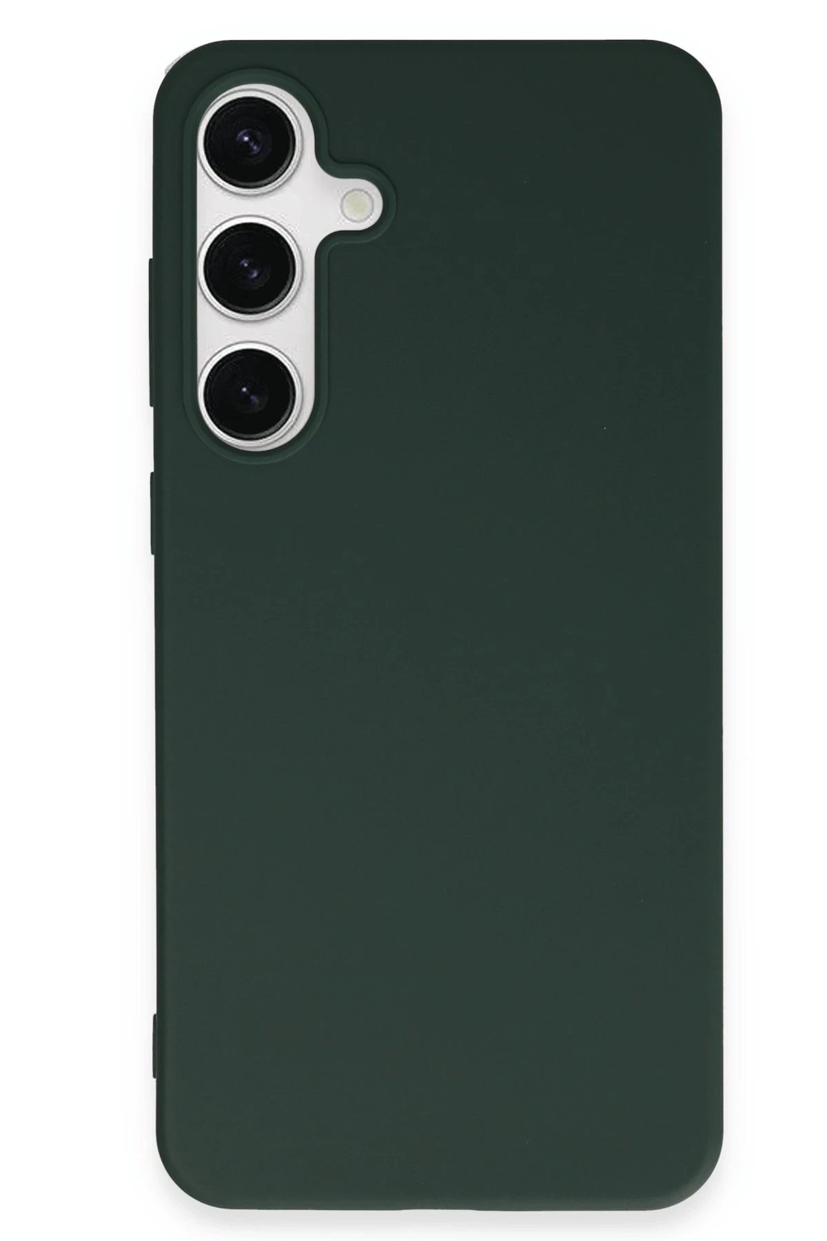 Newface Samsung Galaxy S24 Plus Kılıf First Silikon - Koyu Yeşil