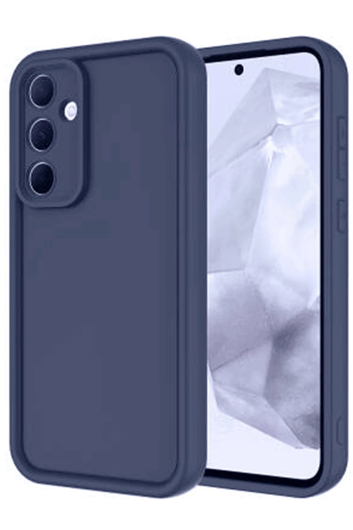 Newface Samsung Galaxy A16 5G Kılıf Viera Silikon - Lacivert