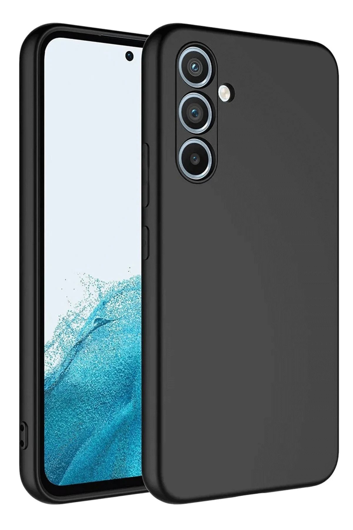 Newface Samsung Galaxy A16 5G Kılıf First Silikon - Siyah