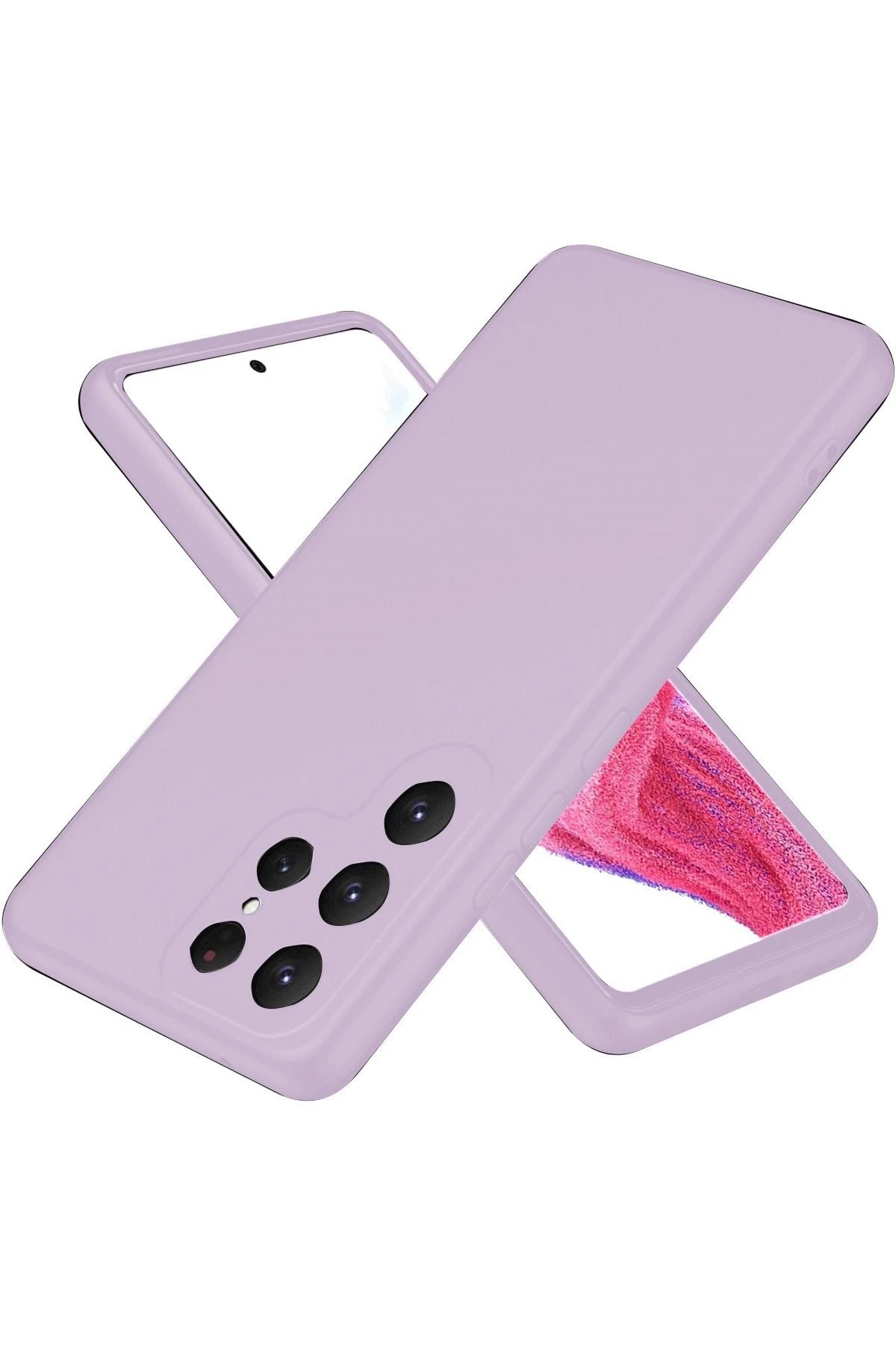 Newface Samsung Galaxy S25 Ultra Kılıf First Silikon - Lila