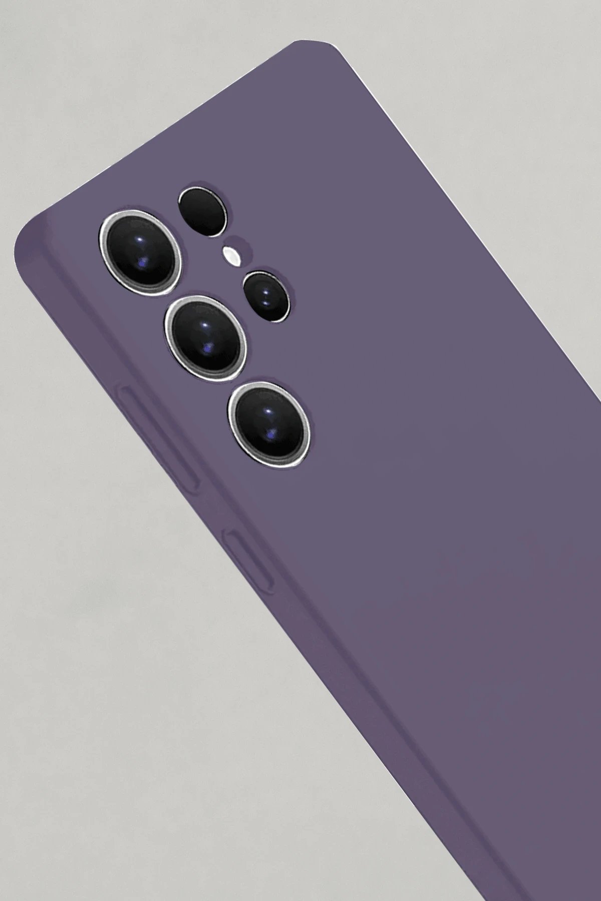 Newface Samsung Galaxy S25 Ultra Kılıf Nano içi Kadife Silikon - Mor