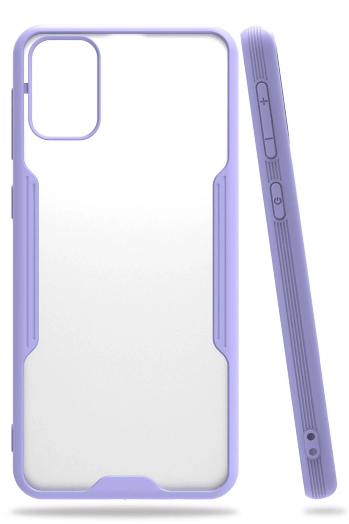 Newface Samsung Galaxy M31 Kılıf Platin Silikon - Lila