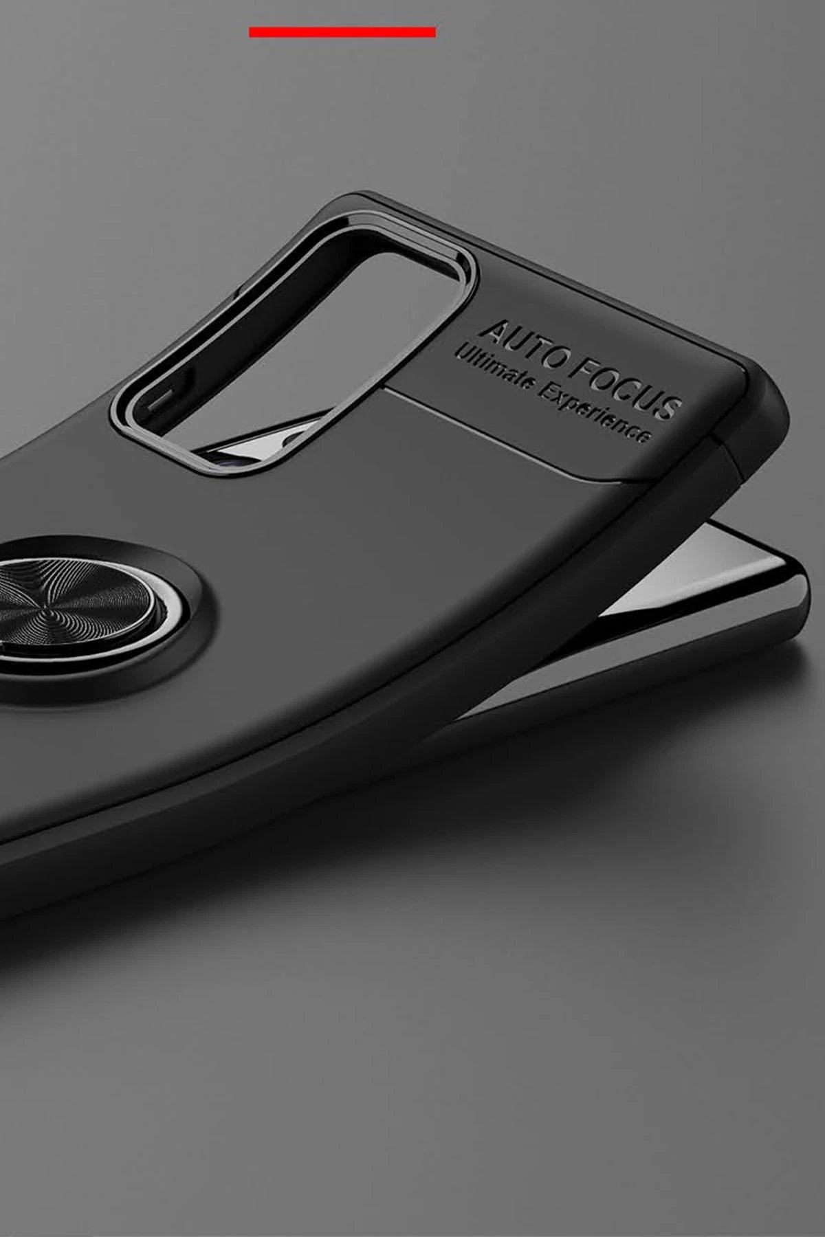 Newface Samsung Galaxy Note 20 Kılıf Range Yüzüklü Silikon - Mavi