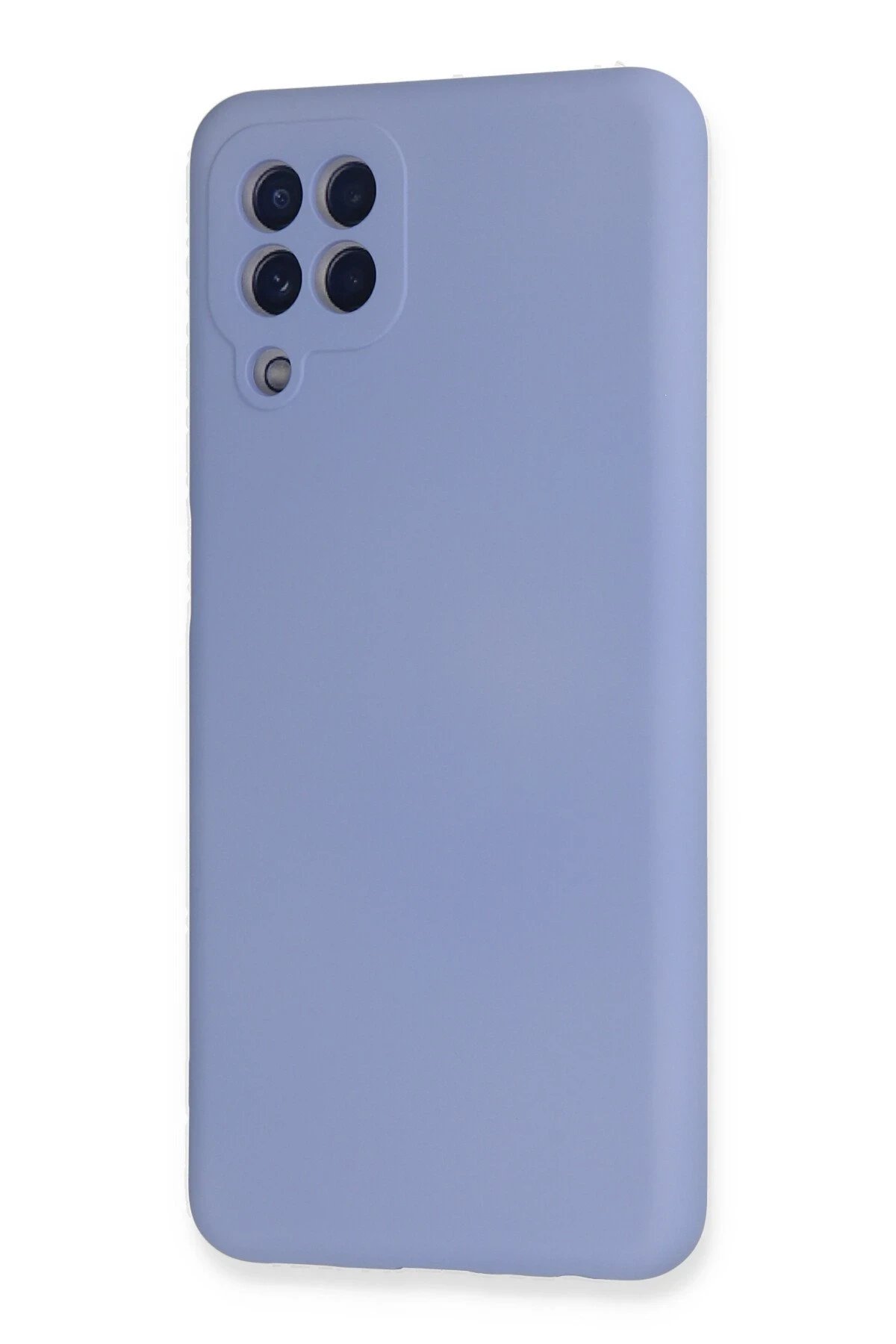 Newface Samsung Galaxy A22 Kılıf Nano içi Kadife Silikon - Lila