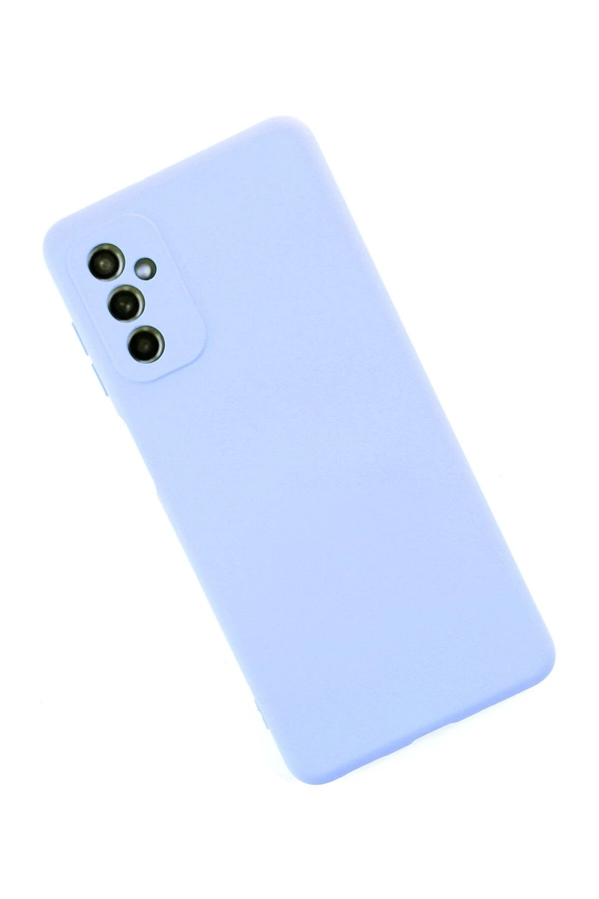 Newface Samsung Galaxy M52 5G Kılıf Nano içi Kadife Silikon - Lila