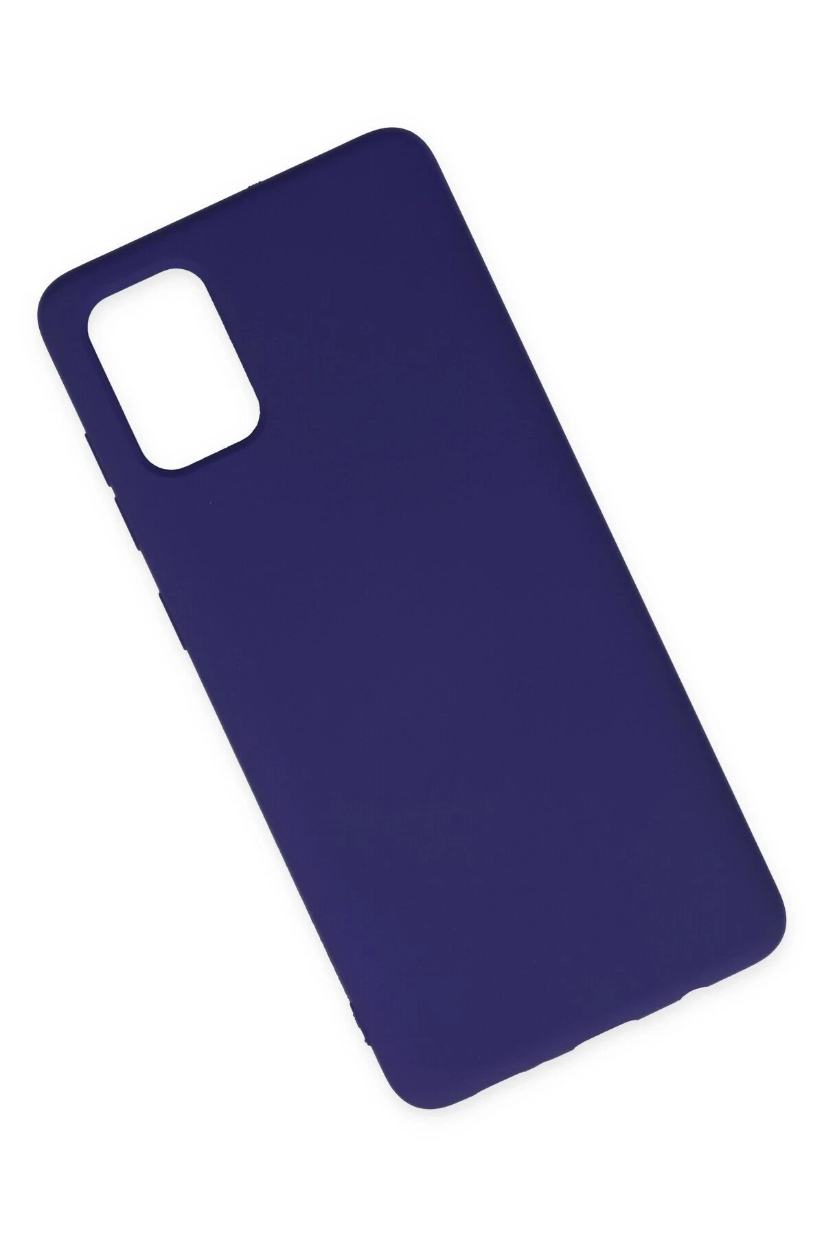 Newface Samsung Galaxy A71 Kılıf Nano içi Kadife Silikon - Mor