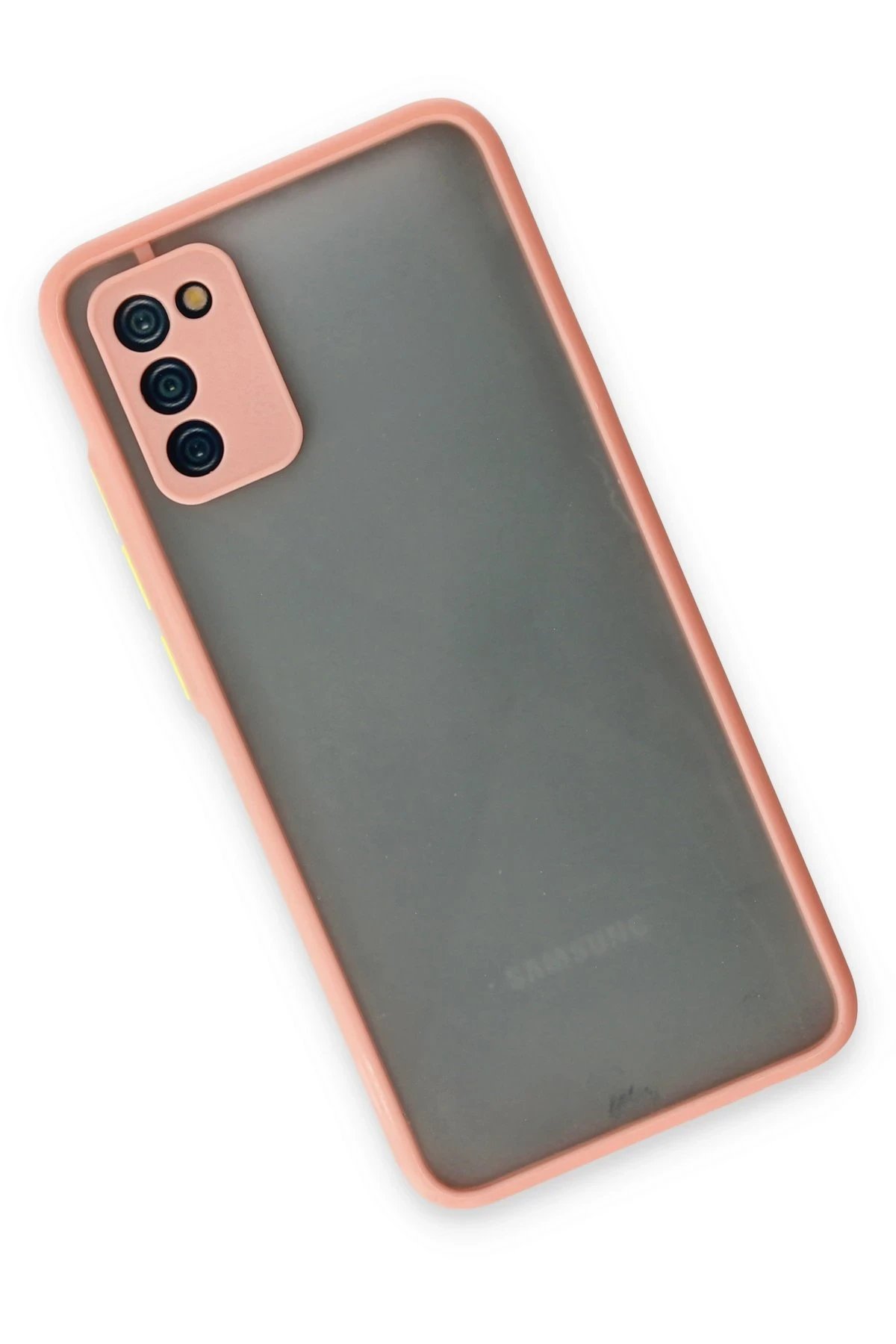 Newface Samsung Galaxy A02S Kılıf Montreal Silikon Kapak - Pembe