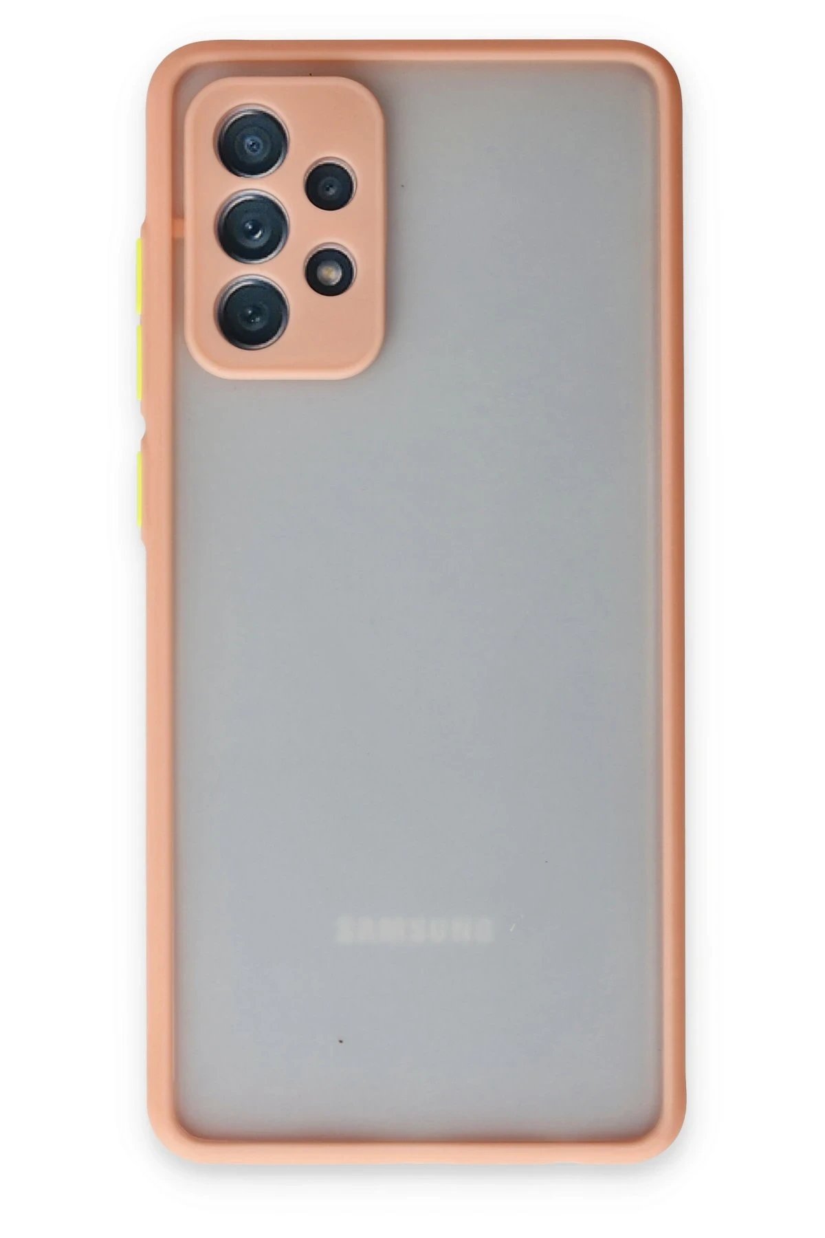 Newface Samsung Galaxy A72 Kılıf Montreal Silikon Kapak - Pembe