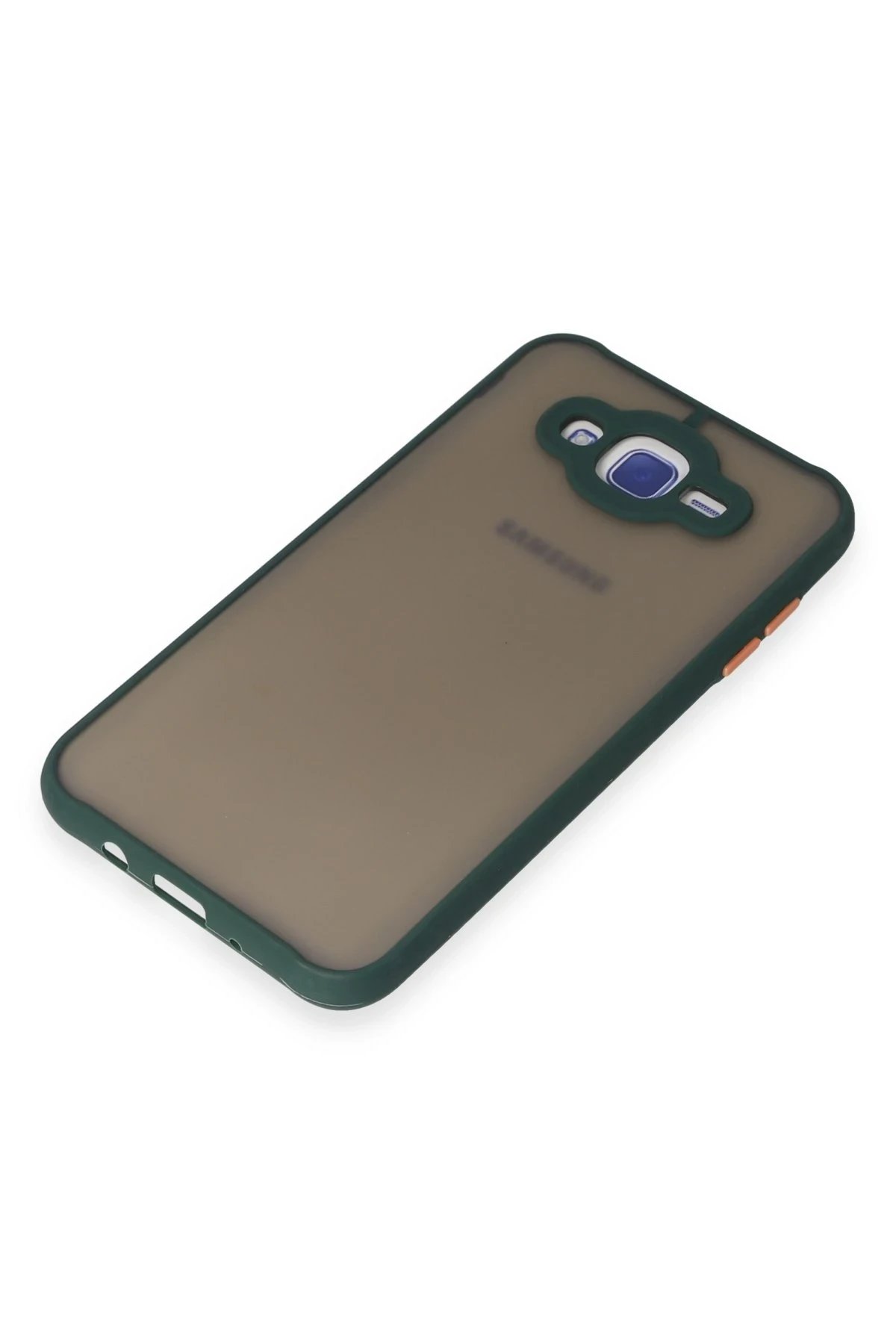 Newface Samsung Galaxy J7 Kılıf Montreal Silikon Kapak - Yeşil